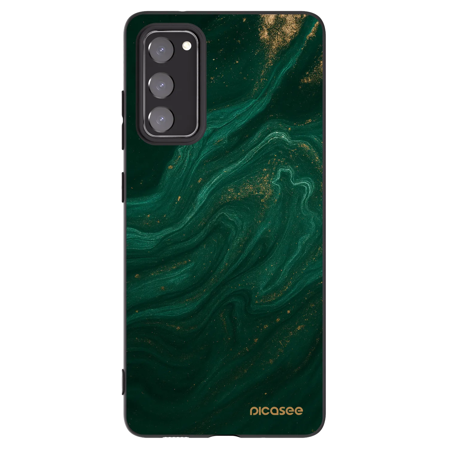 Picasee fekete szilikon tok az alábbi mobiltelefonokra Samsung Galaxy S20 FE - Green