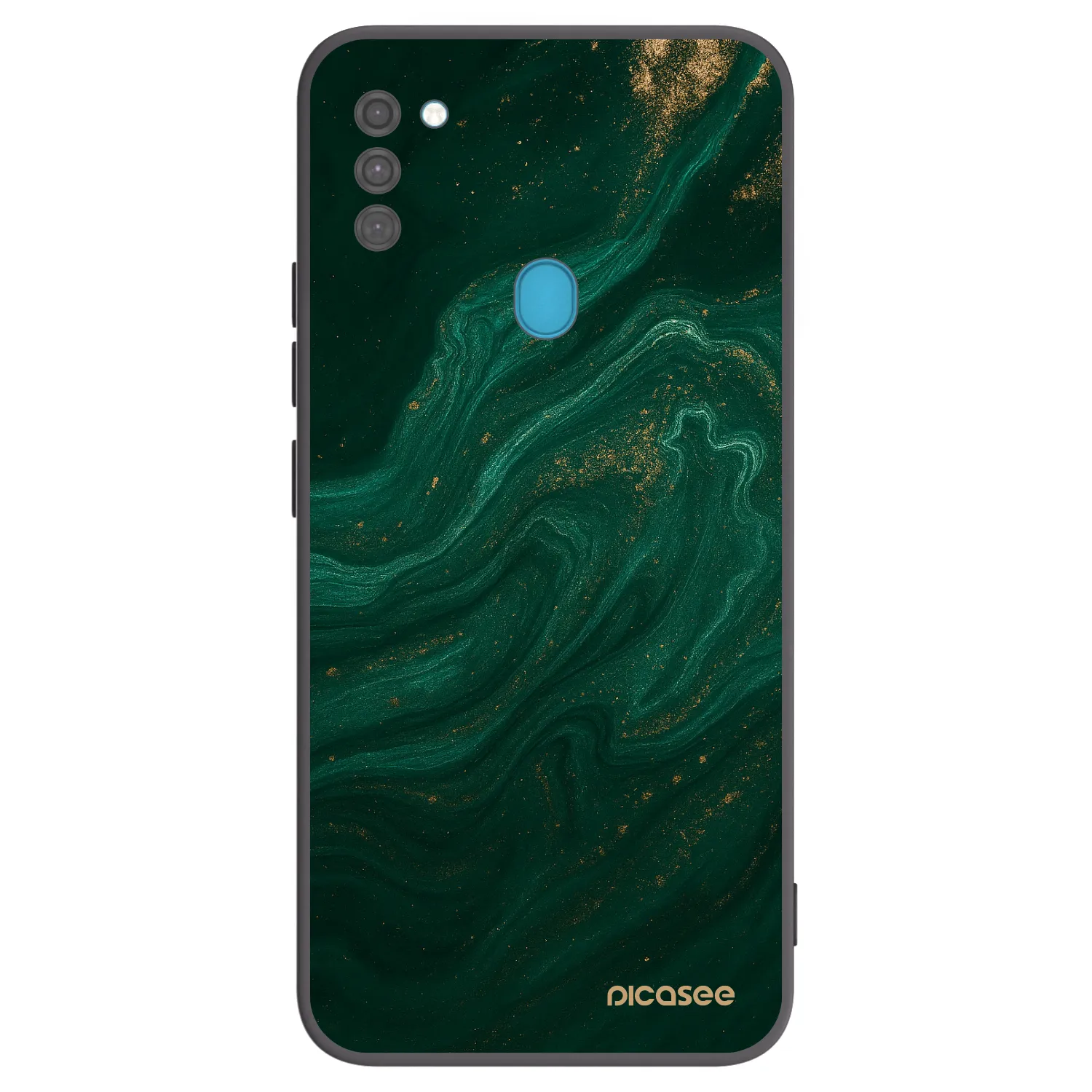 Picasee fekete szilikon tok az alábbi mobiltelefonokra Samsung Galaxy M11 - Green
