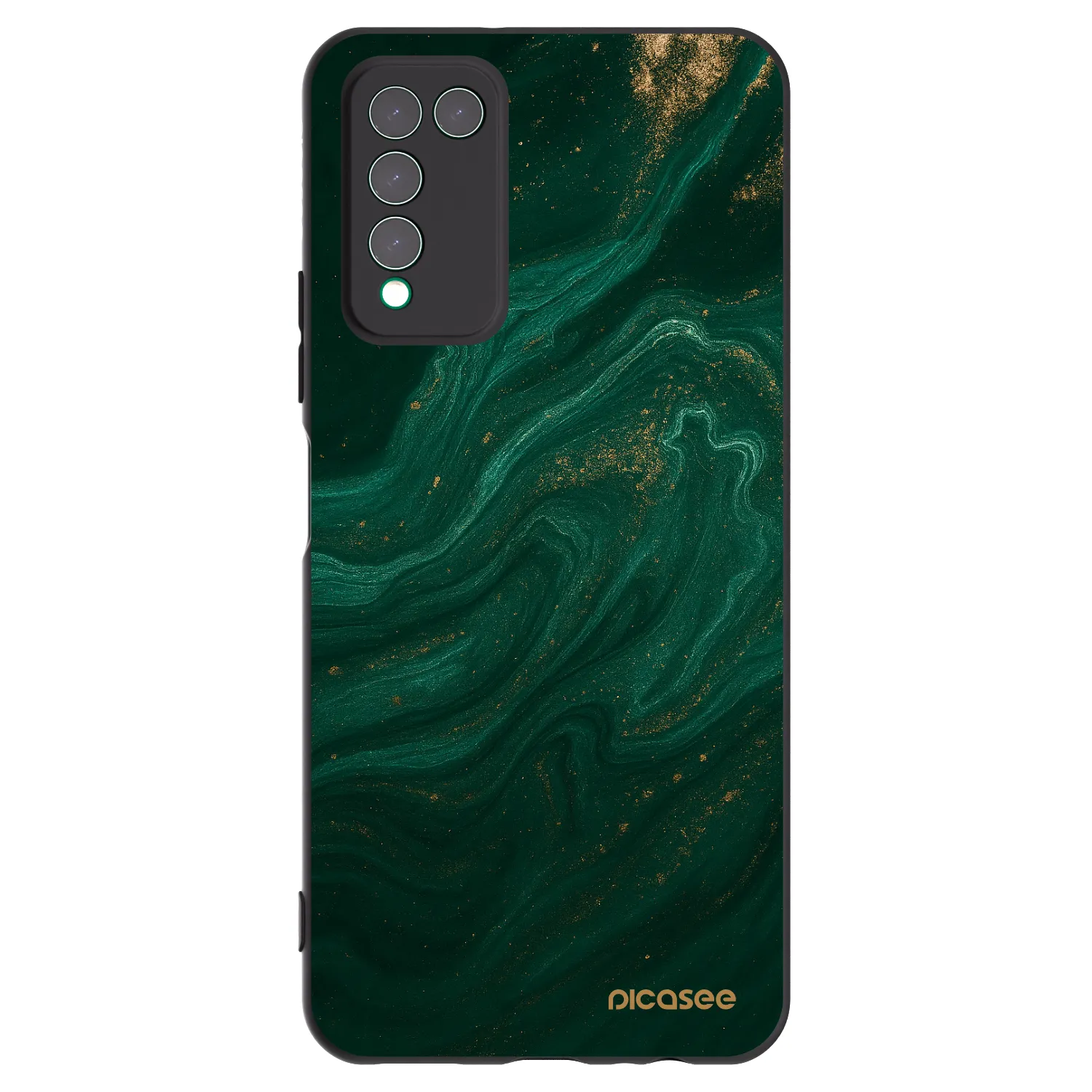 Picasee fekete szilikon tok az alábbi mobiltelefonokra Honor 10X Lite - Green