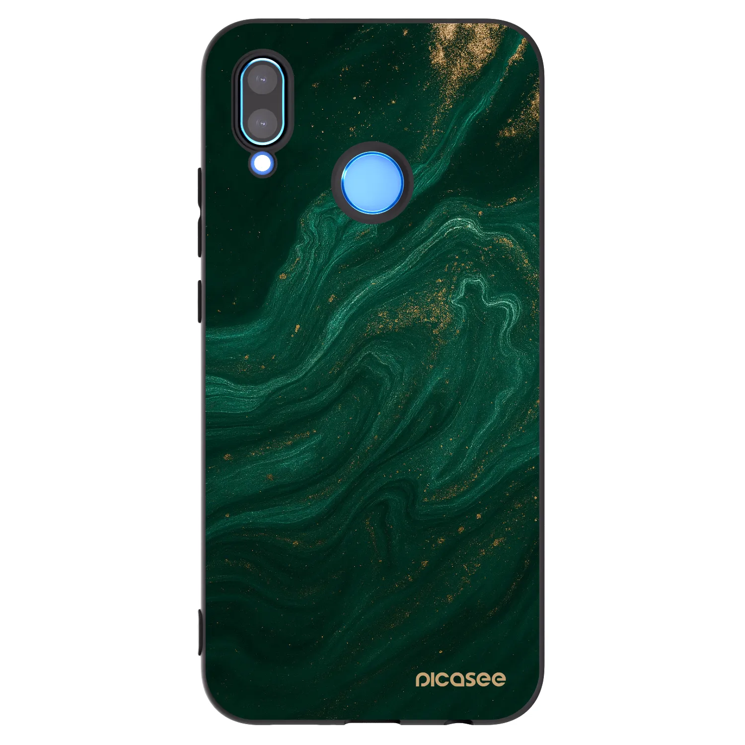 Picasee fekete szilikon tok az alábbi mobiltelefonokra Huawei P20 Lite - Green