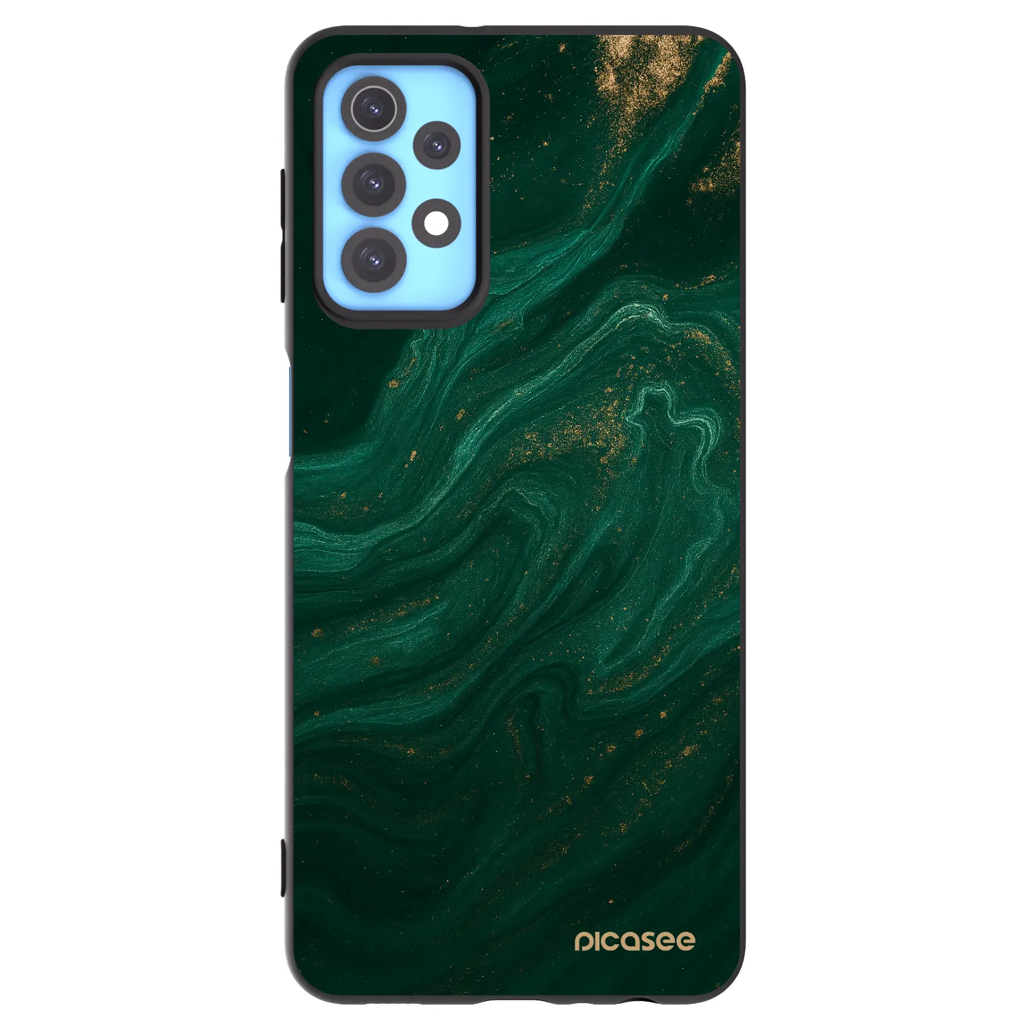 Picasee fekete szilikon tok az alábbi mobiltelefonokra Samsung Galaxy A32 4G SM-A325F - Green
