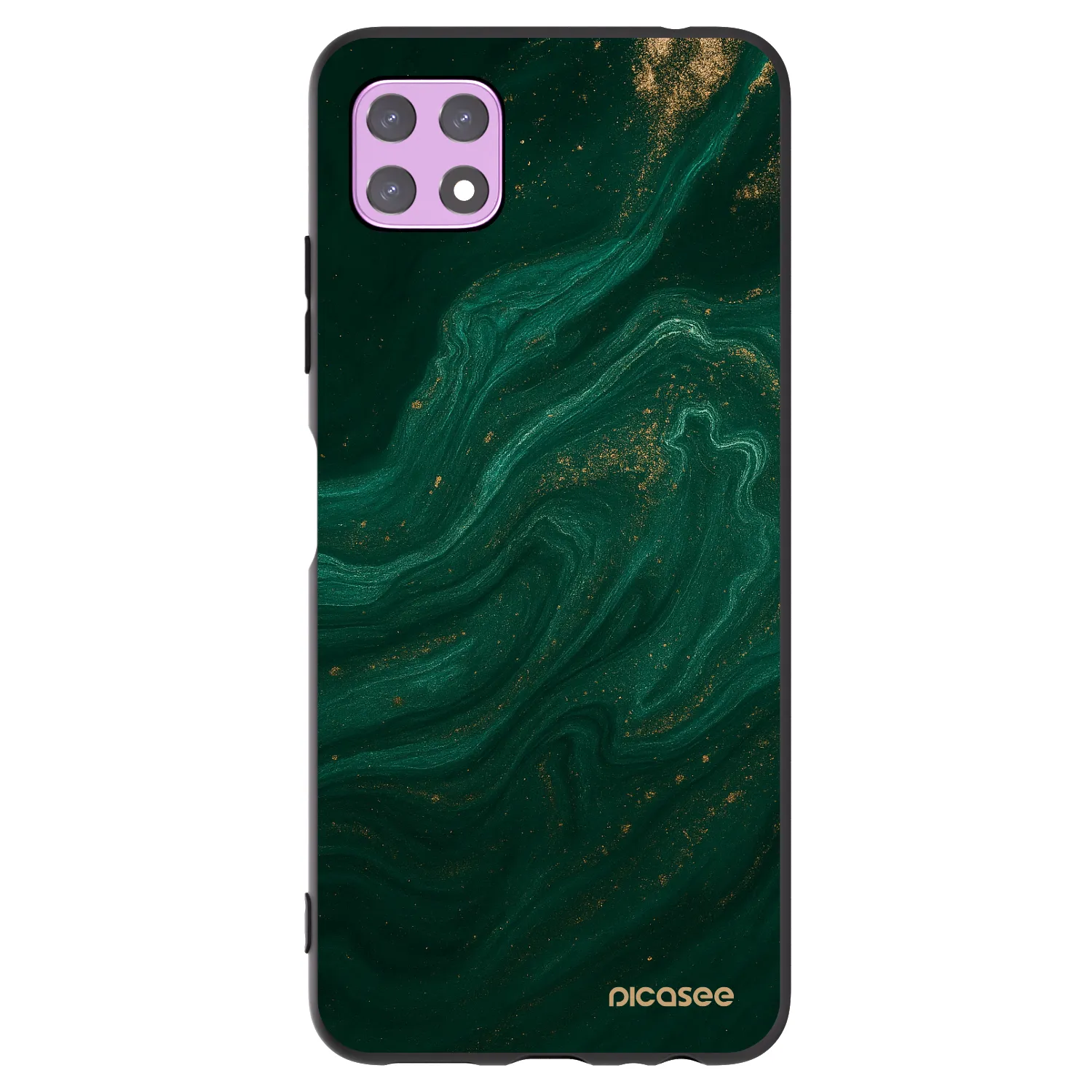 Picasee fekete szilikon tok az alábbi mobiltelefonokra Samsung Galaxy A22 A226B 5G - Green