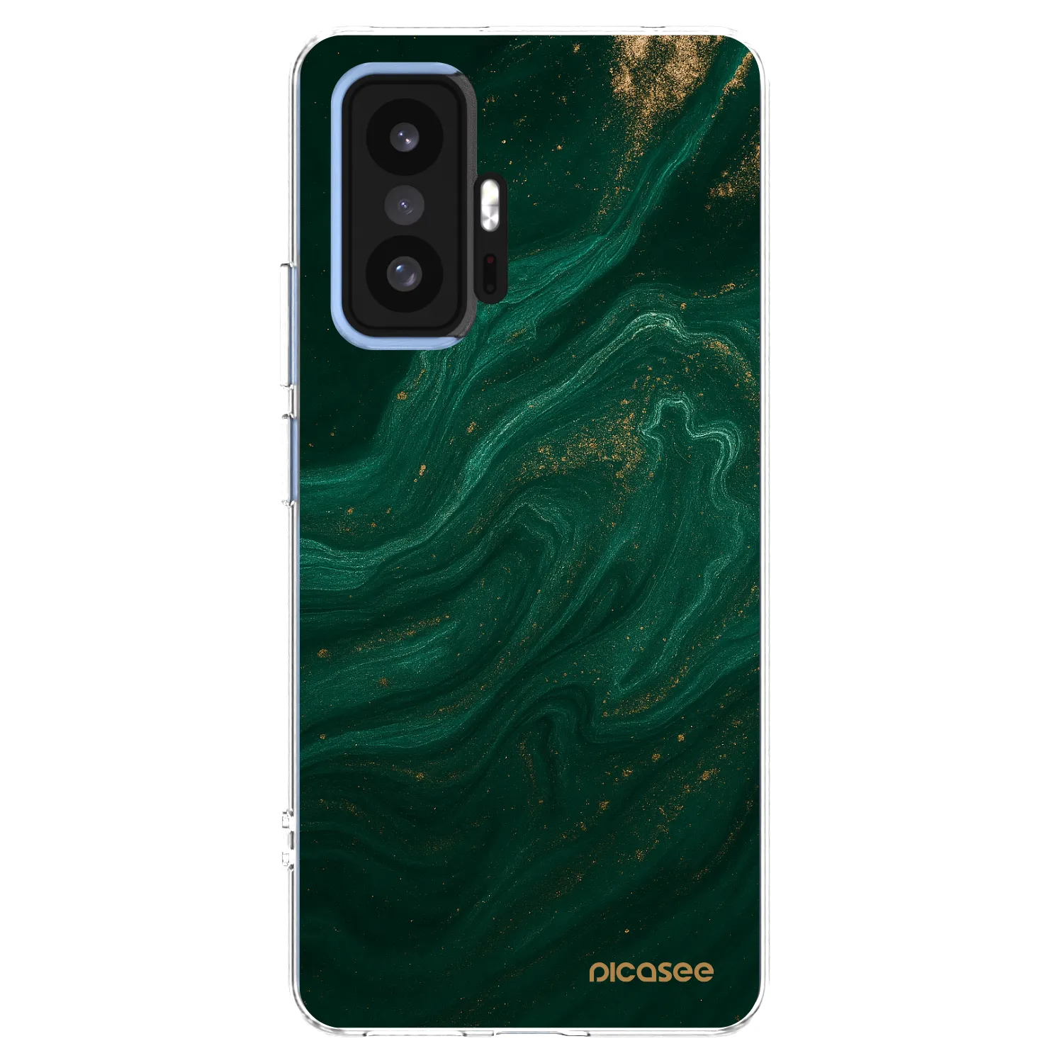 Picasee átlátszó szilikon tok az alábbi mobiltelefonokra Xiaomi 11T - Green