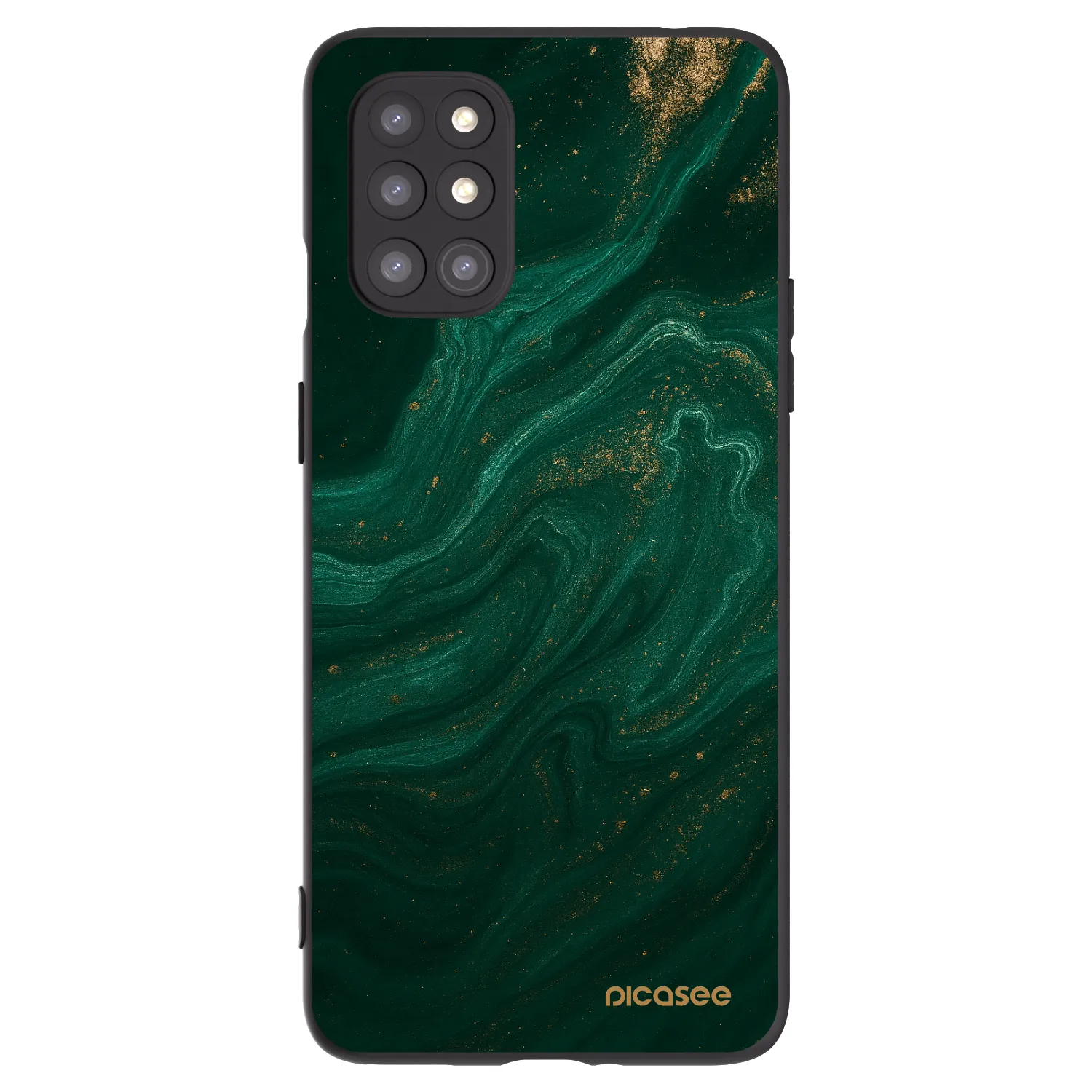 Picasee fekete szilikon tok az alábbi mobiltelefonokra OnePlus 8T - Green