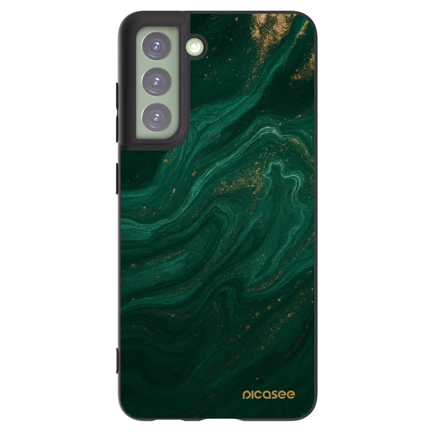 Picasee fekete szilikon tok az alábbi mobiltelefonokra Samsung Galaxy S21 FE 5G - Green