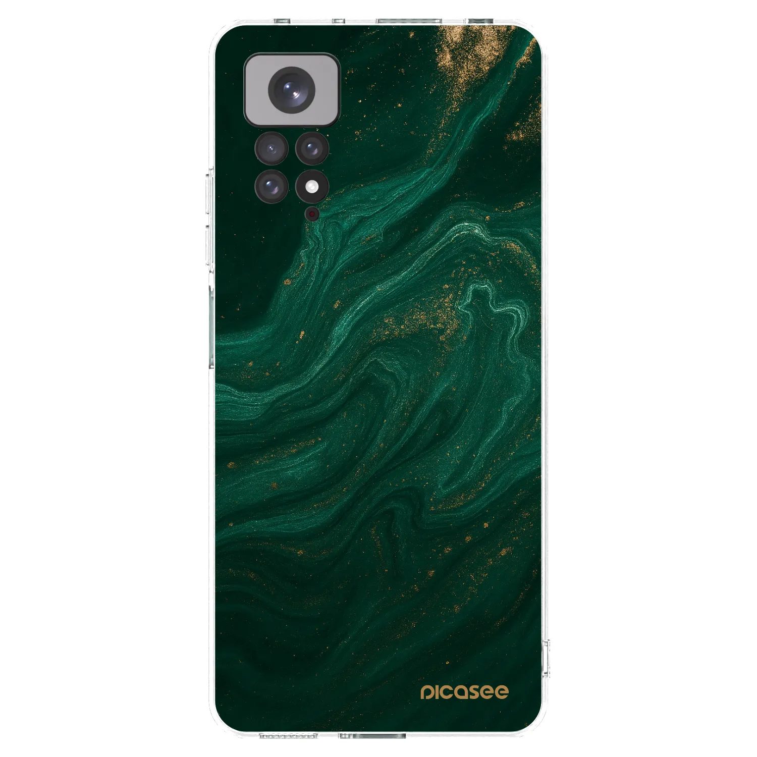Picasee átlátszó szilikon tok az alábbi mobiltelefonokra Xiaomi Redmi Note 11 - Green
