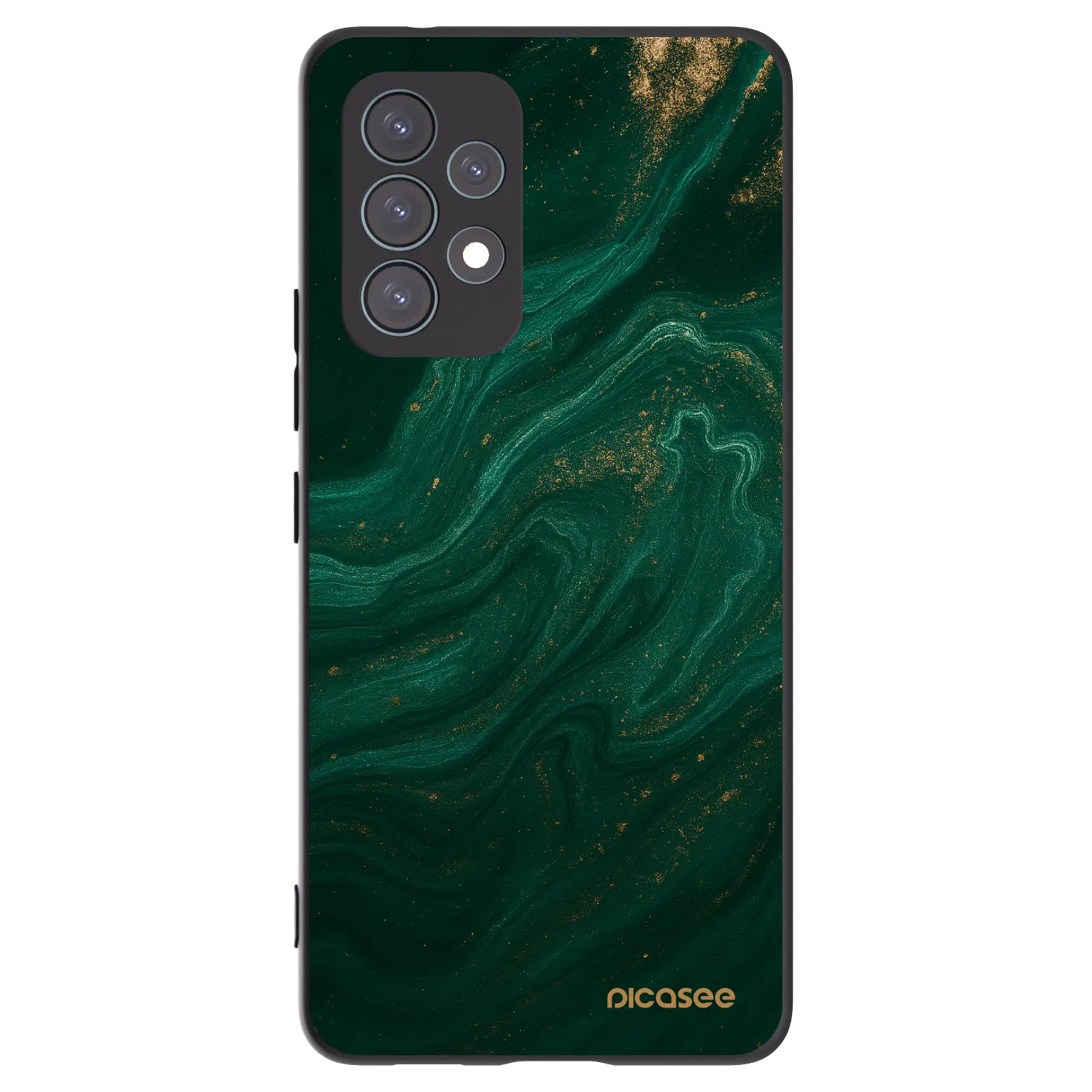 Picasee fekete szilikon tok az alábbi mobiltelefonokra Samsung Galaxy A53 5G A536 - Green