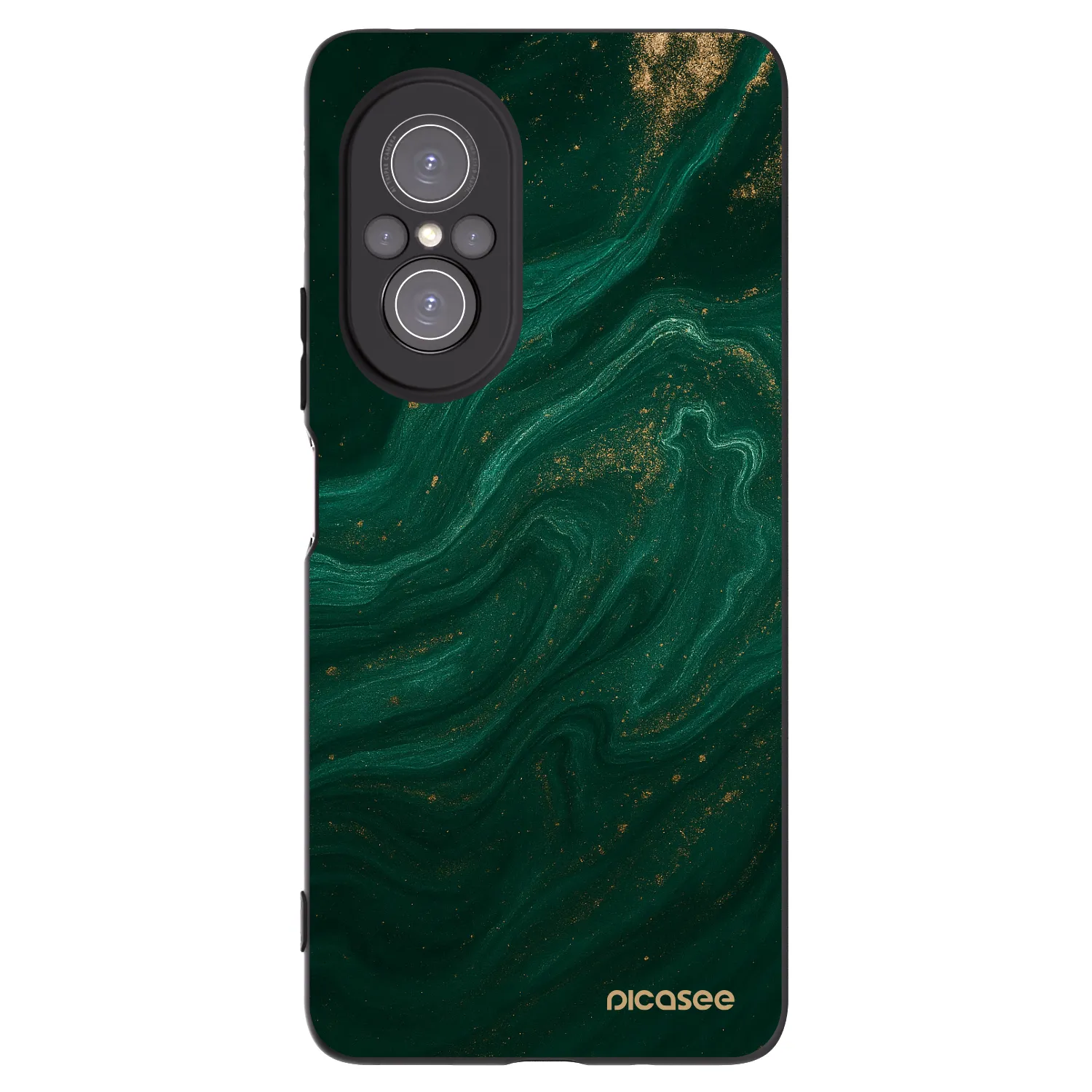 Picasee fekete szilikon tok az alábbi mobiltelefonokra Huawei Nova 9 SE - Green