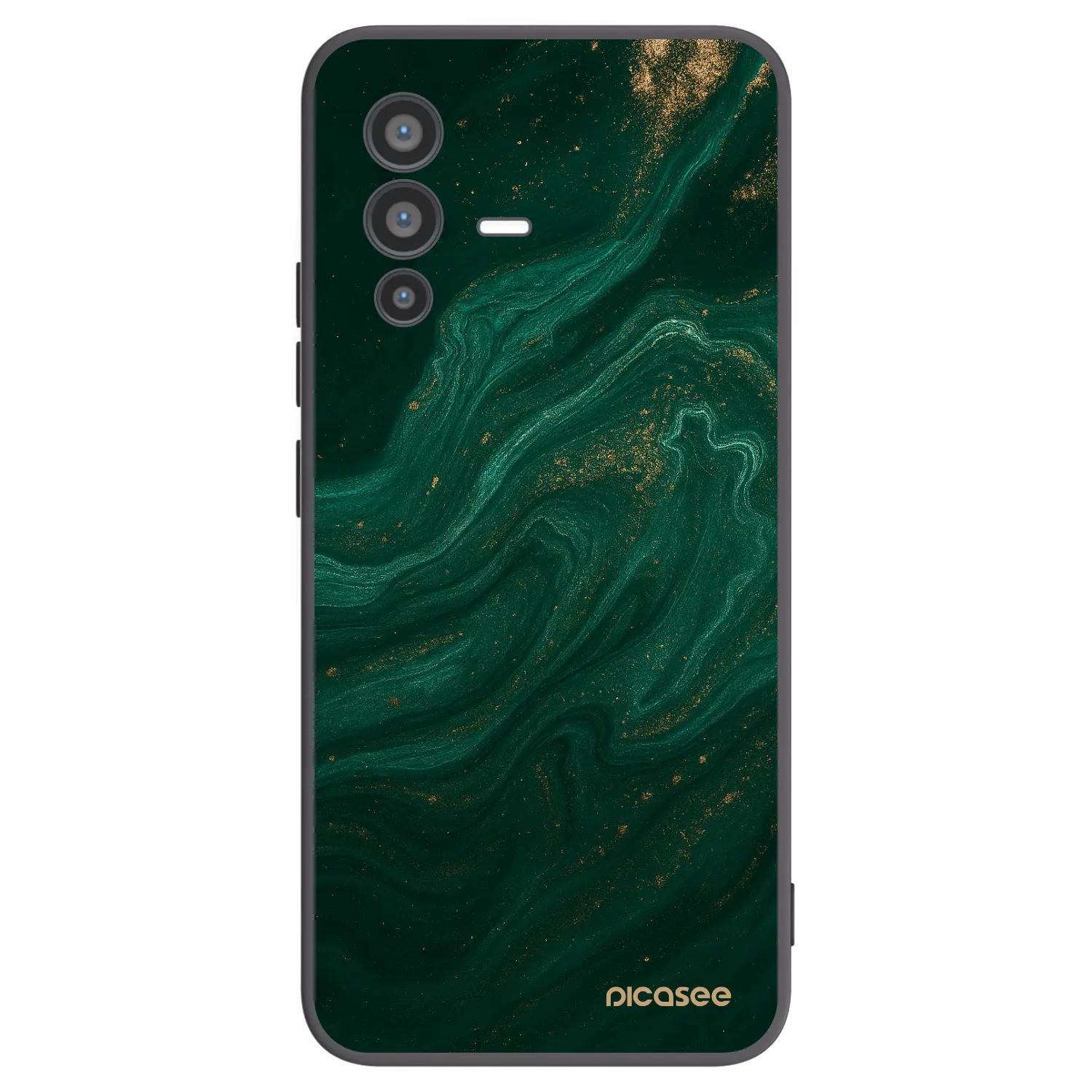 Picasee fekete szilikon tok az alábbi mobiltelefonokra Vivo V23 5G - Green