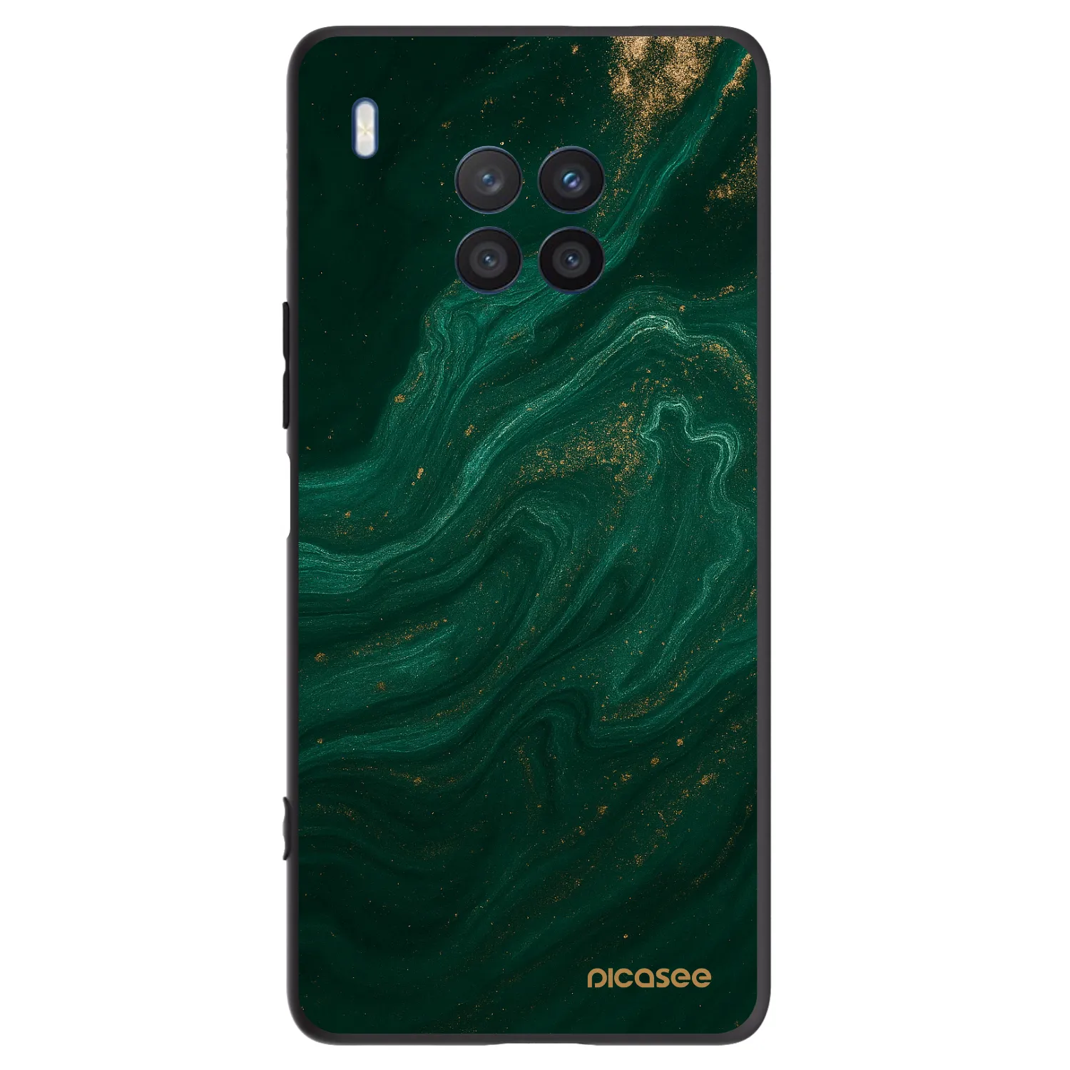 Picasee fekete szilikon tok az alábbi mobiltelefonokra Honor 50 Lite - Green