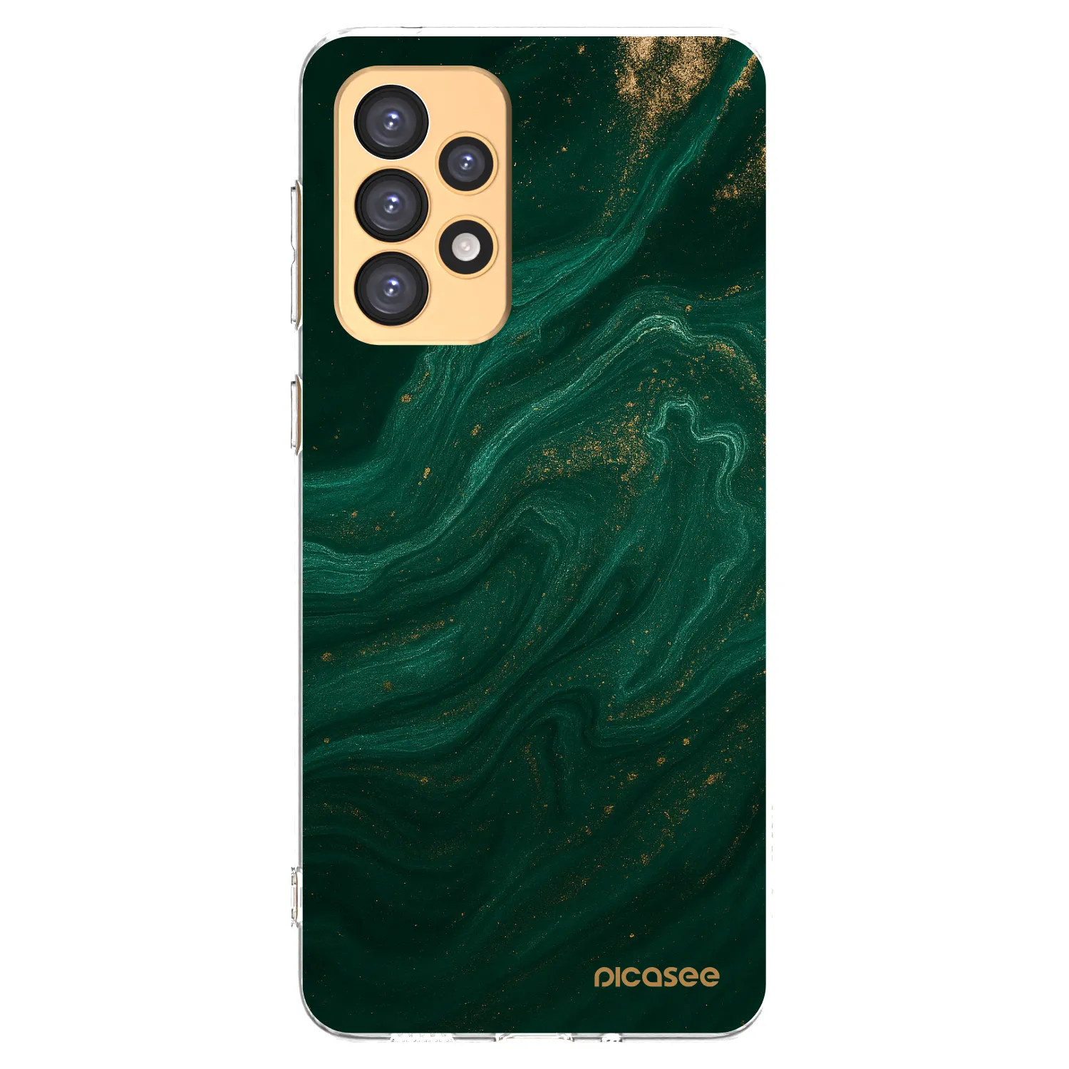 Picasee átlátszó szilikon tok az alábbi mobiltelefonokra Samsung Galaxy A33 5G A336 - Green