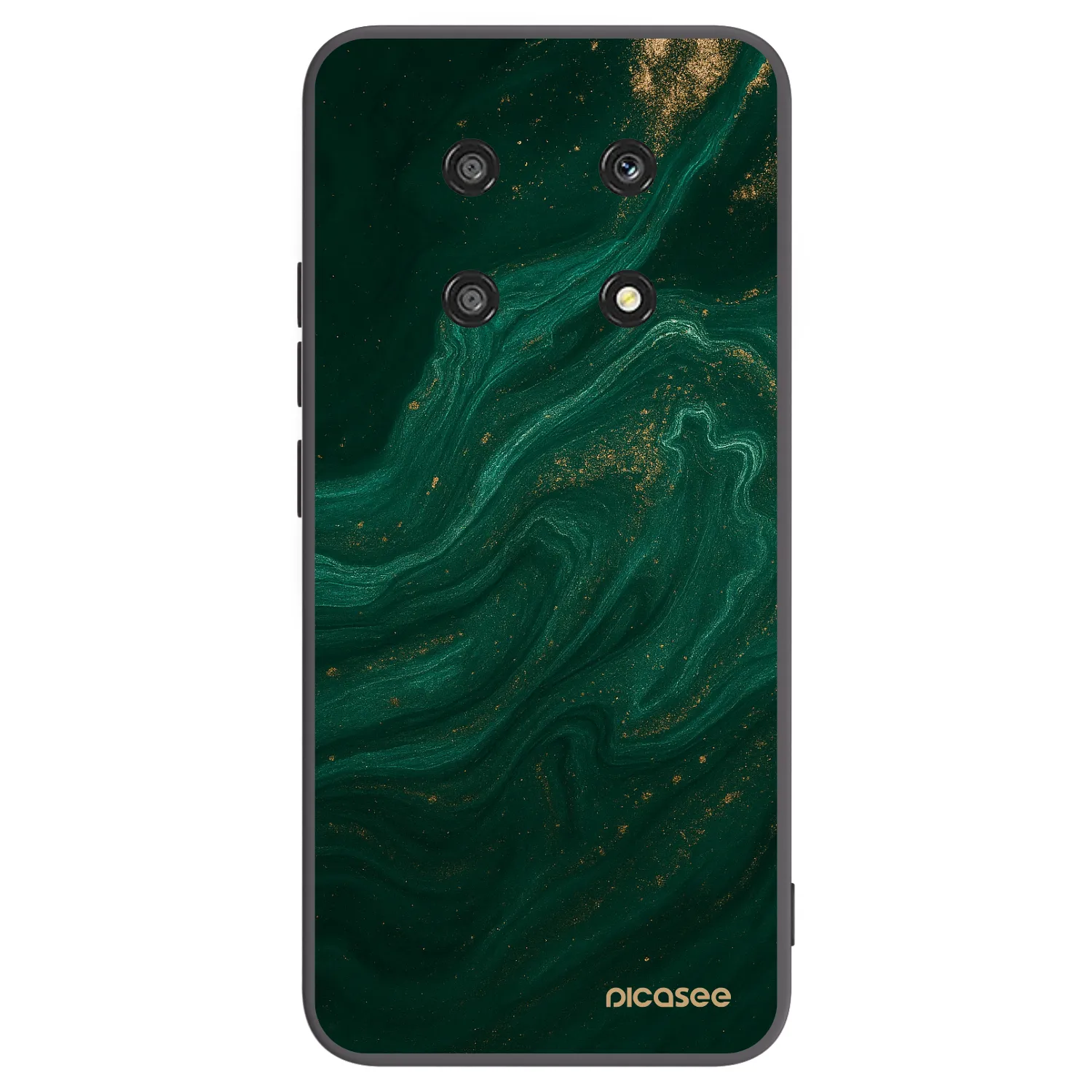 Picasee fekete szilikon tok az alábbi mobiltelefonokra Honor Magic4 Lite 5G - Green