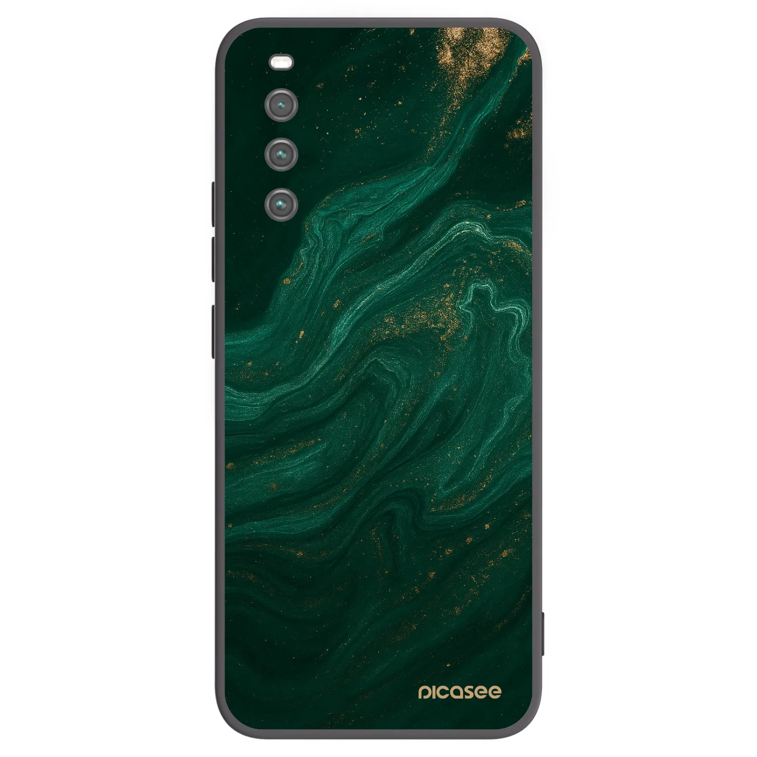 Picasee fekete szilikon tok az alábbi mobiltelefonokra Sony Xperia 10 IV 5G - Green