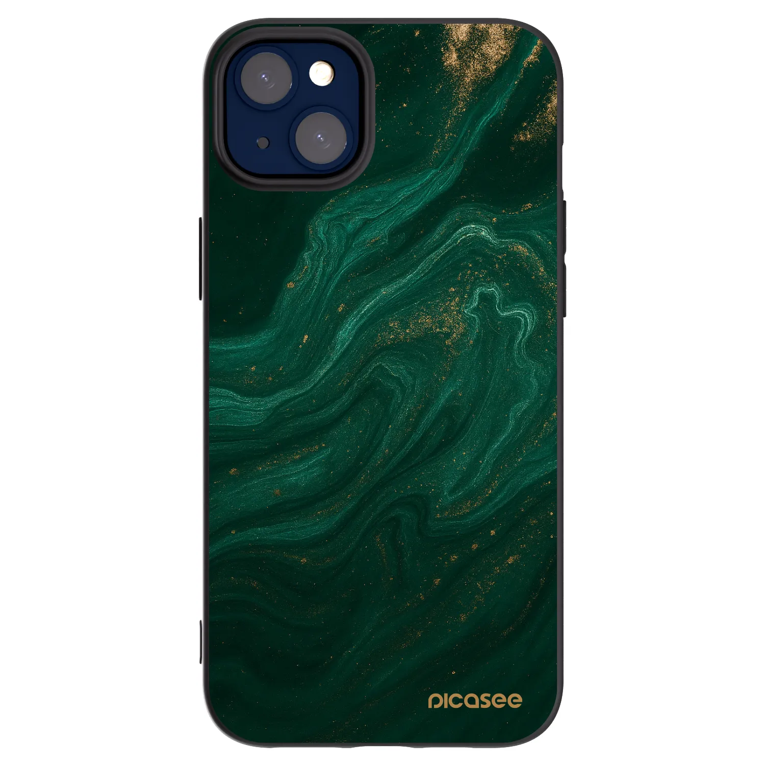 Picasee fekete szilikon tok az alábbi mobiltelefonokra Apple iPhone 14 Plus - Green