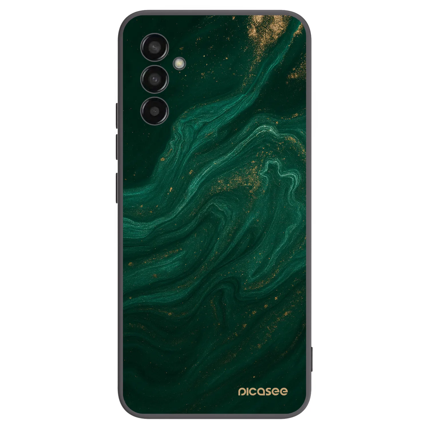 Picasee fekete szilikon tok az alábbi mobiltelefonokra Samsung Galaxy M13 M135F - Green