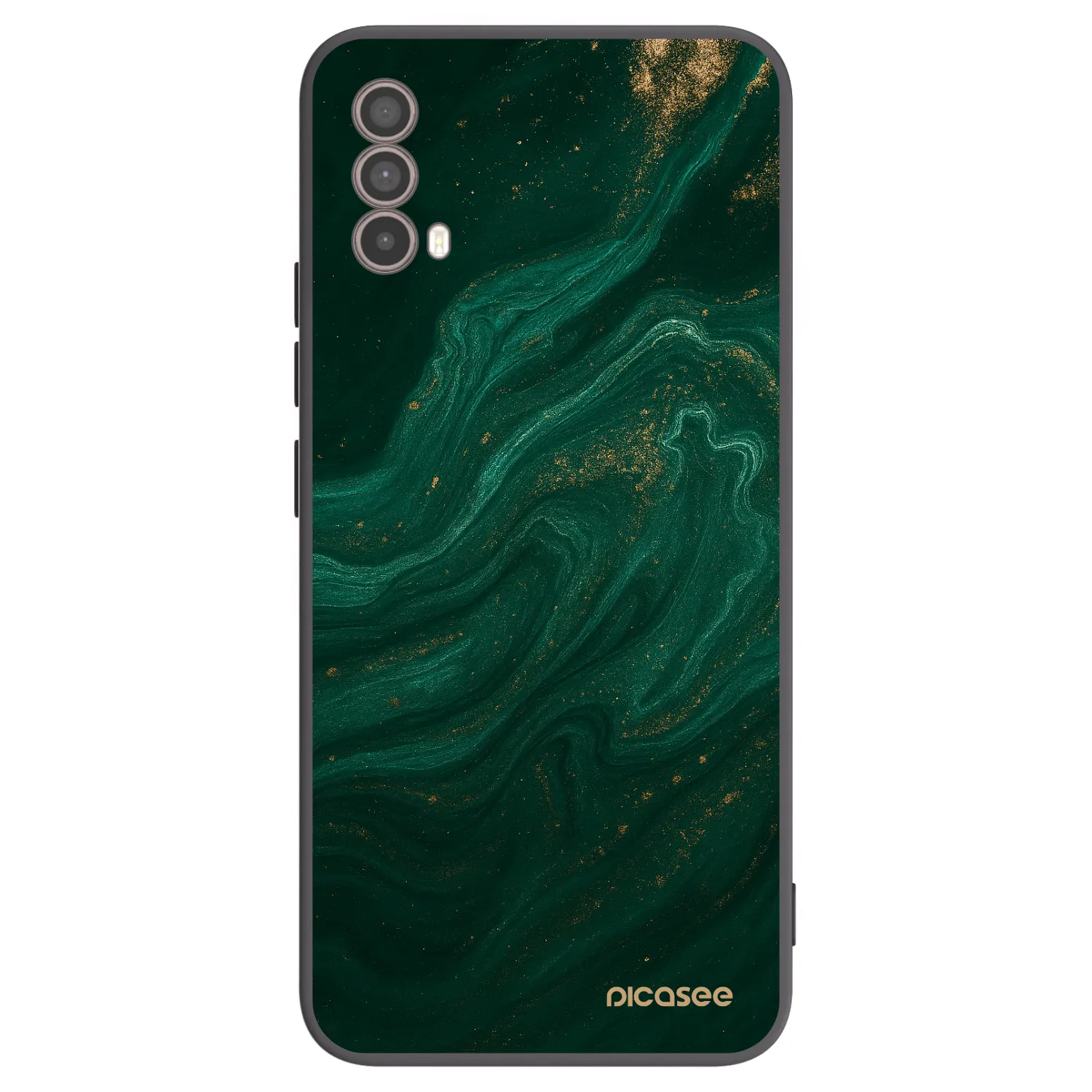 Picasee fekete szilikon tok az alábbi mobiltelefonokra Motorola Moto E40 - Green