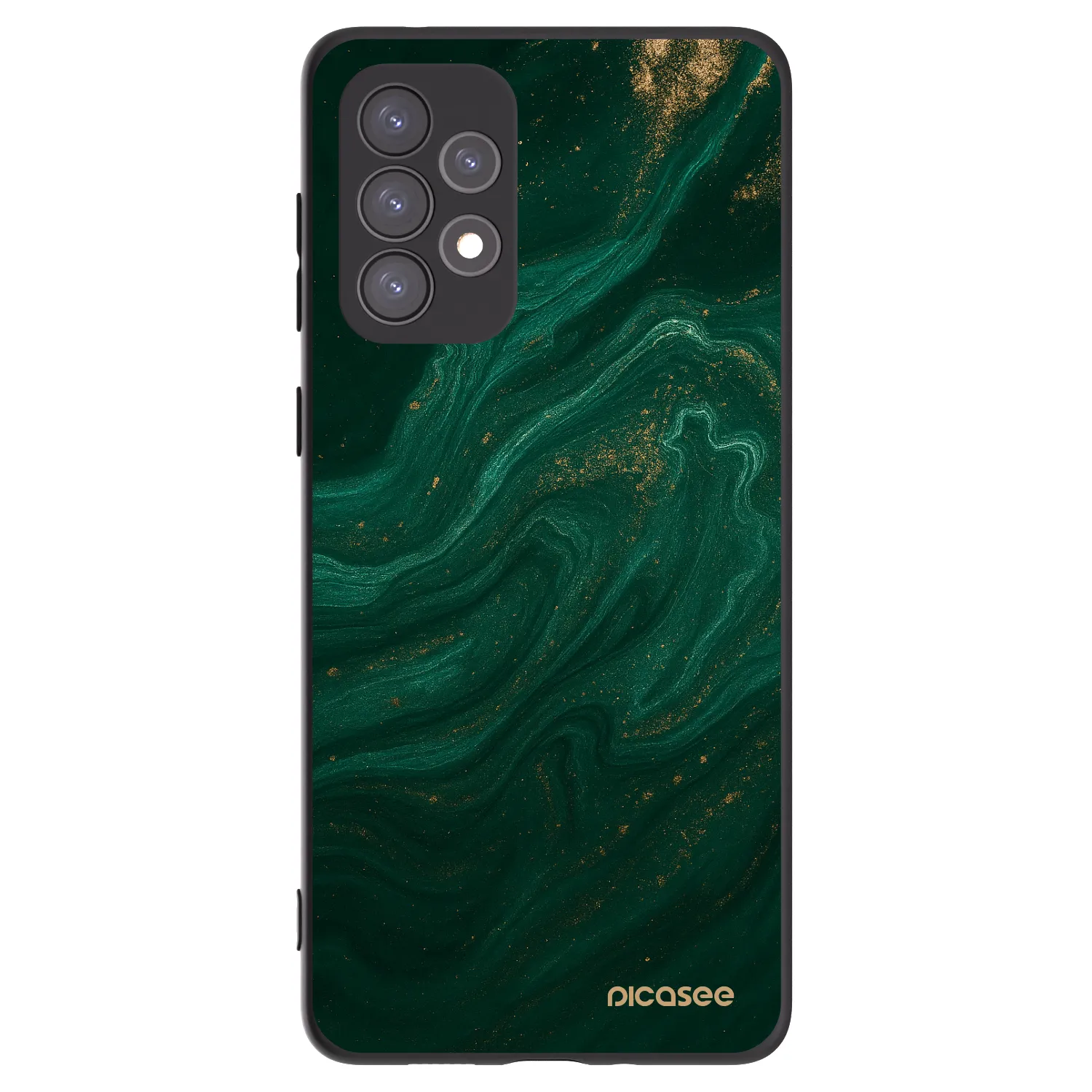 Picasee fekete szilikon tok az alábbi mobiltelefonokra Samsung Galaxy A73 5G - Green