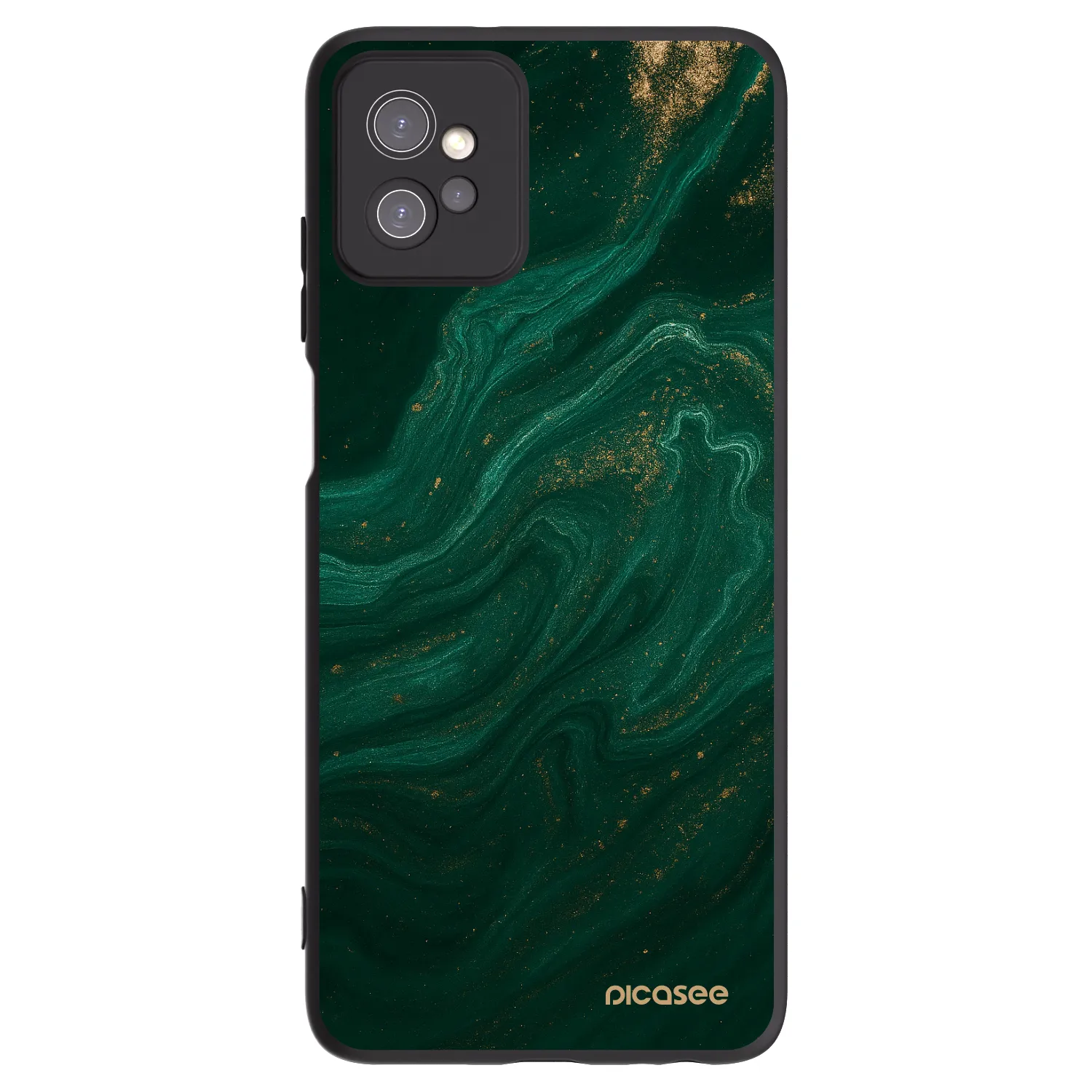 Picasee fekete szilikon tok az alábbi mobiltelefonokra Motorola Moto G32 - Green