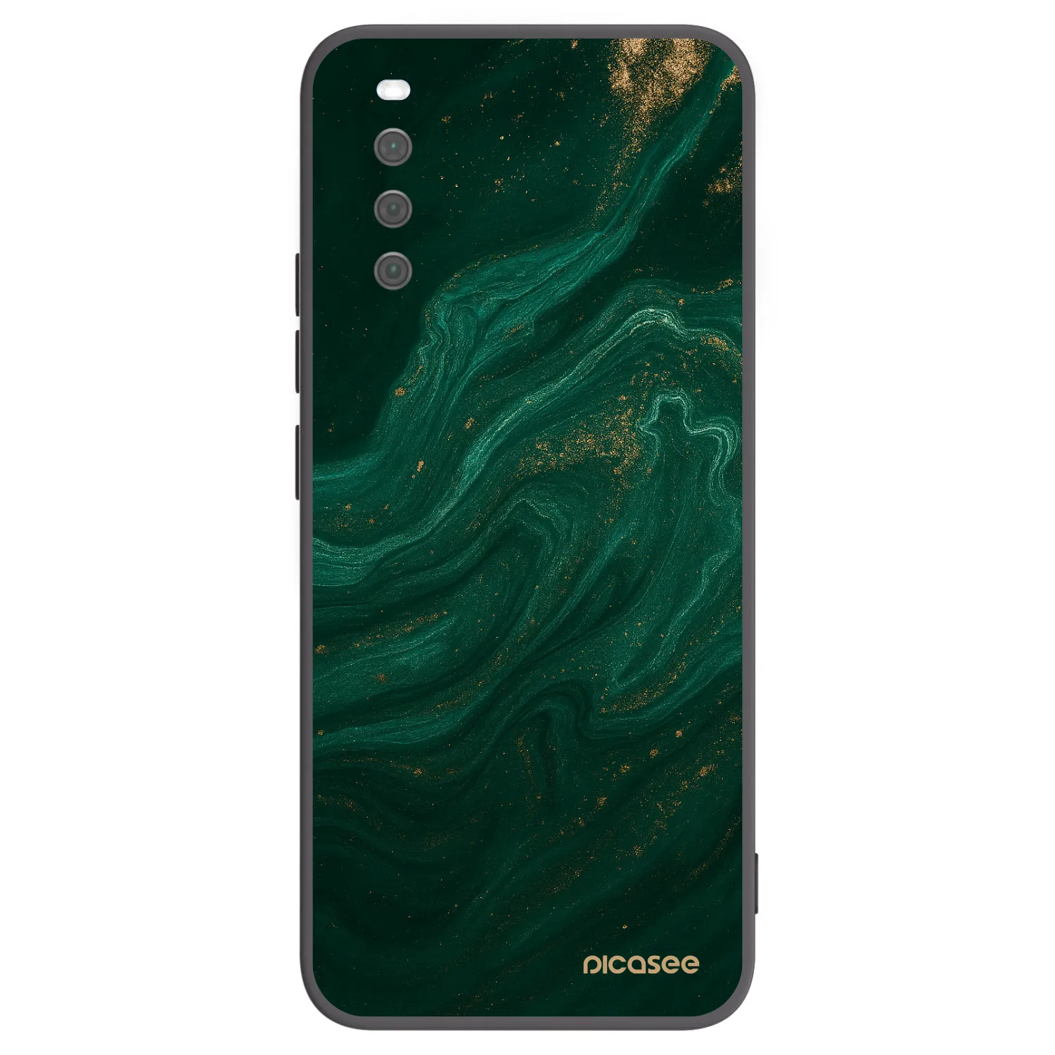 Picasee fekete szilikon tok az alábbi mobiltelefonokra Sony Xperia 10 III - Green