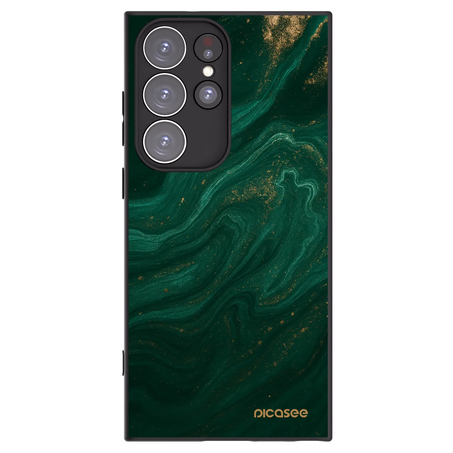Picasee fekete szilikon tok az alábbi mobiltelefonokra Samsung Galaxy S23 Ultra 5G - Green