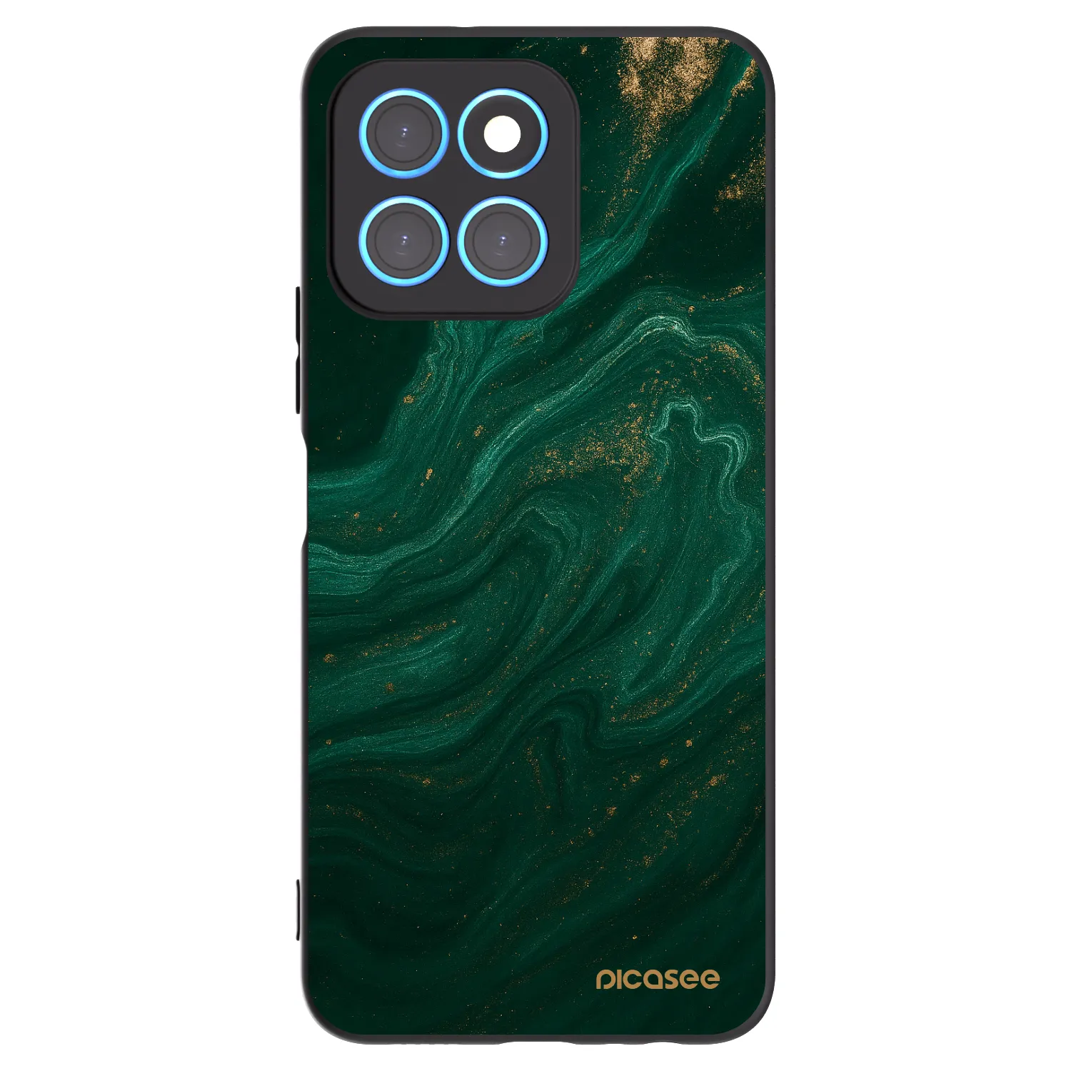 Picasee fekete szilikon tok az alábbi mobiltelefonokra Honor X6 - Green