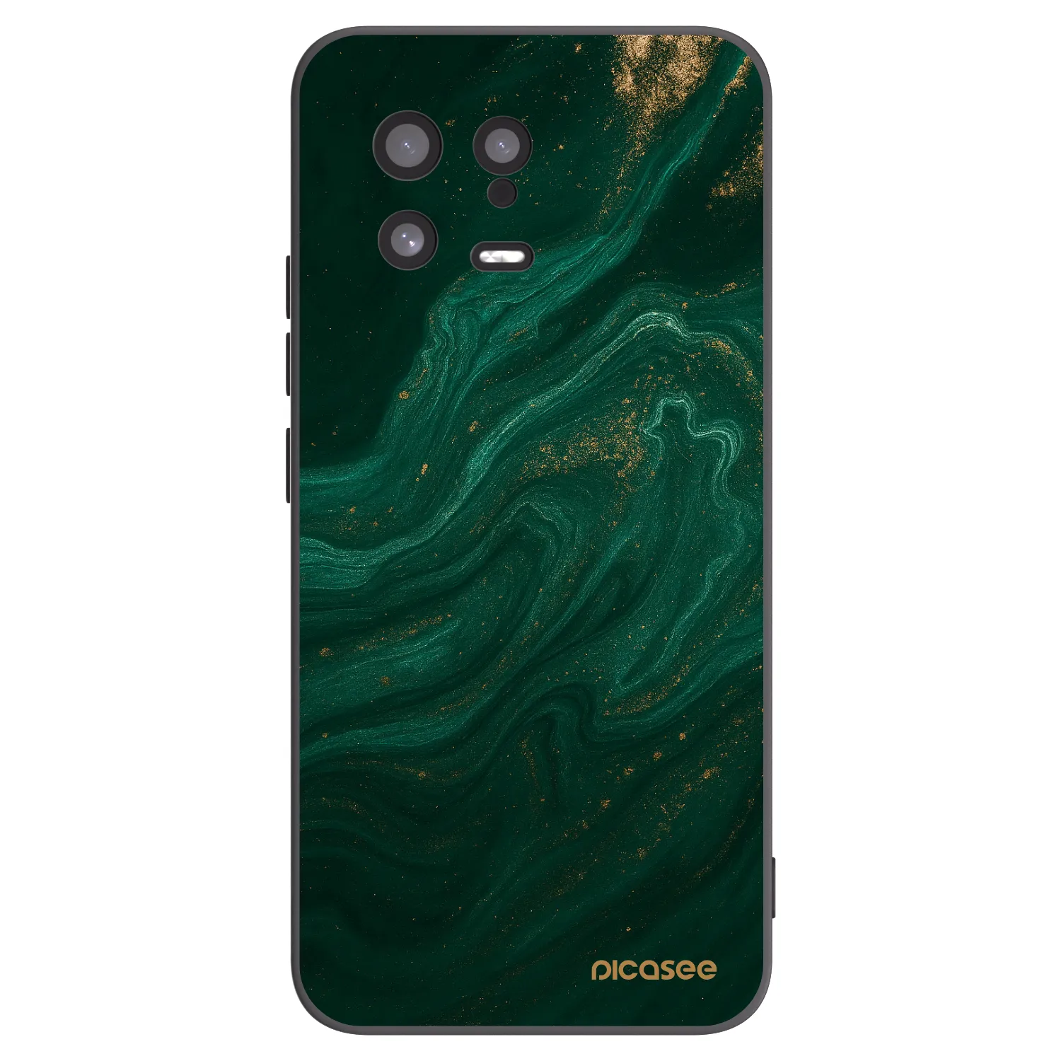 Picasee fekete szilikon tok az alábbi mobiltelefonokra Xiaomi 13 - Green
