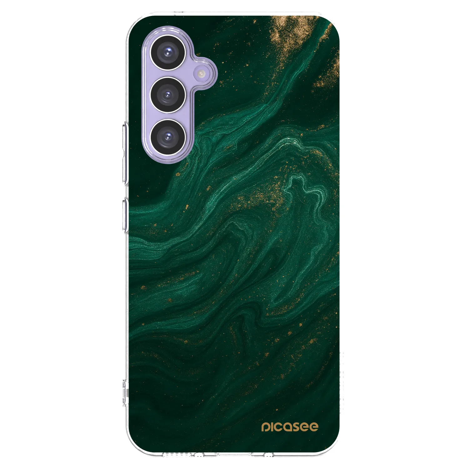 Picasee átlátszó szilikon tok az alábbi mobiltelefonokra Samsung Galaxy A54 5G A546B - Green