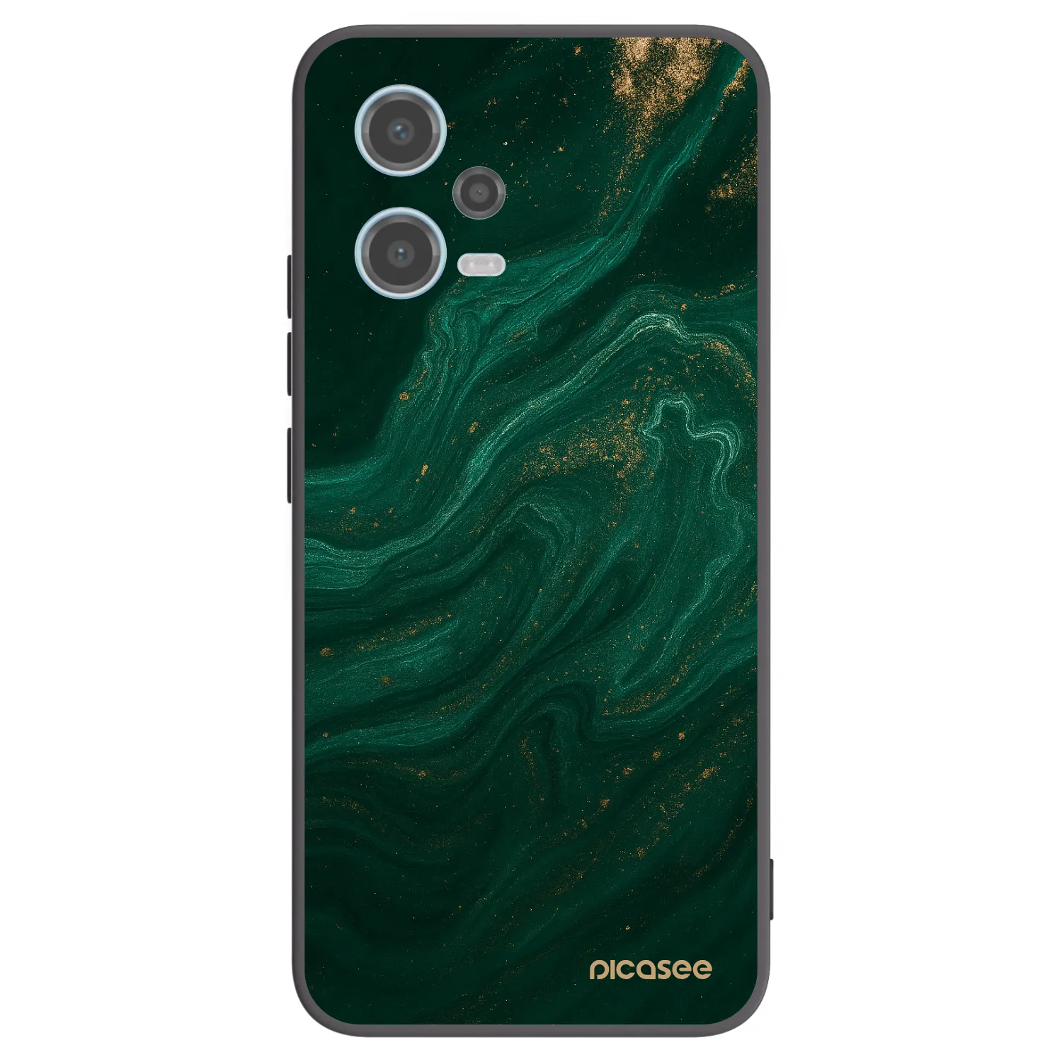 Picasee fekete szilikon tok az alábbi mobiltelefonokra Xiaomi Redmi Note 12 5G - Green
