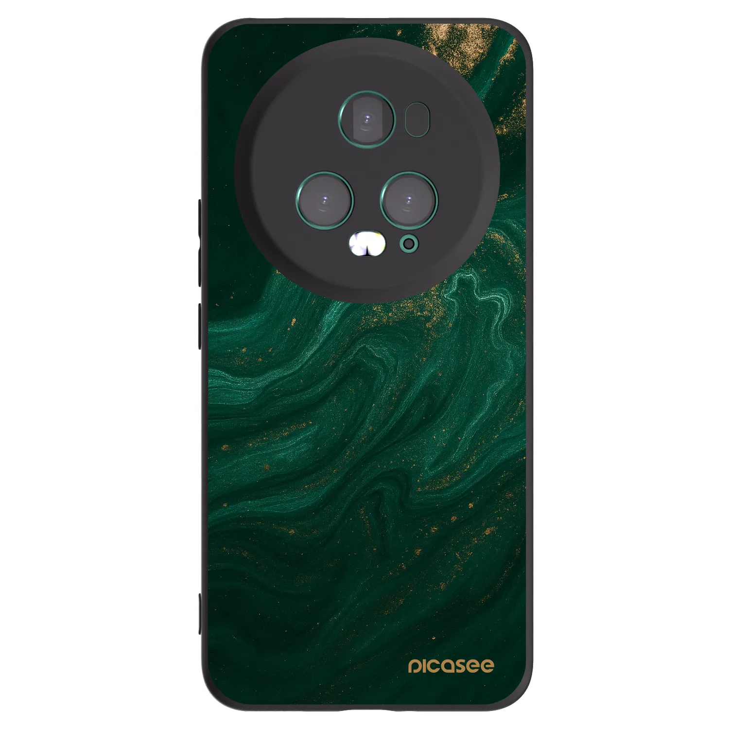 Picasee fekete szilikon tok az alábbi mobiltelefonokra Honor Magic5 Pro - Green