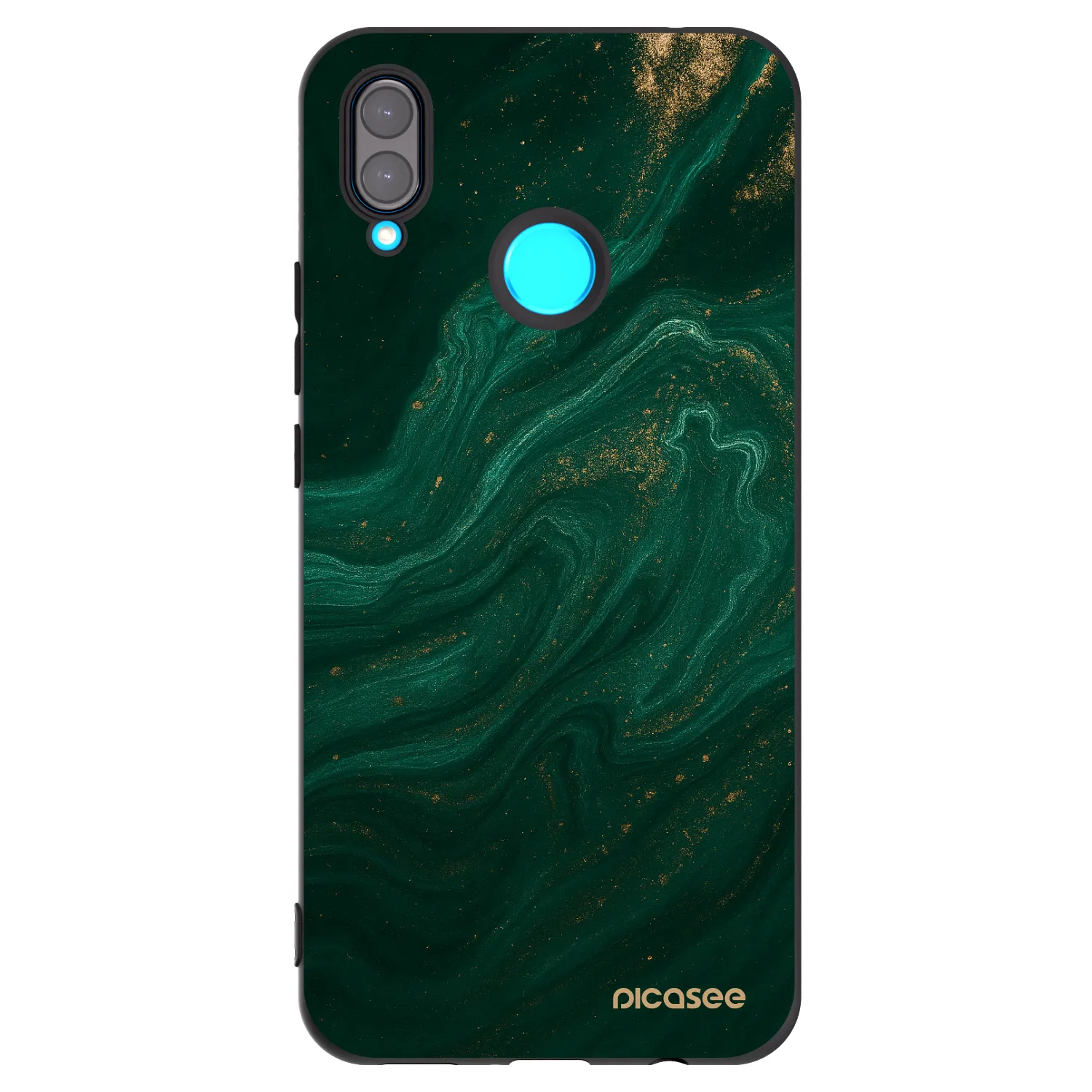 Picasee fekete szilikon tok az alábbi mobiltelefonokra Huawei Nova 3i - Green