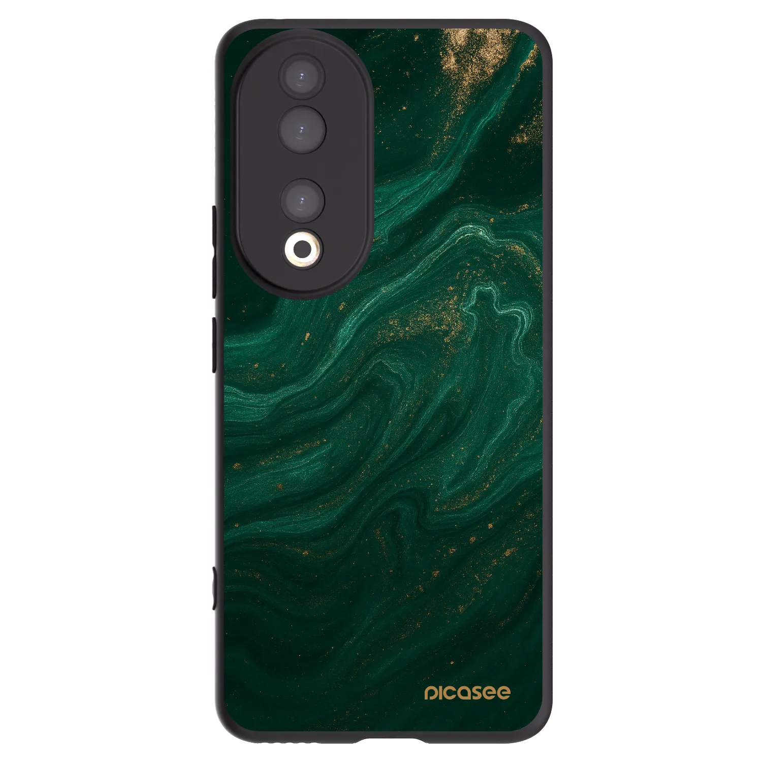 Picasee fekete szilikon tok az alábbi mobiltelefonokra Honor 90 5G - Green