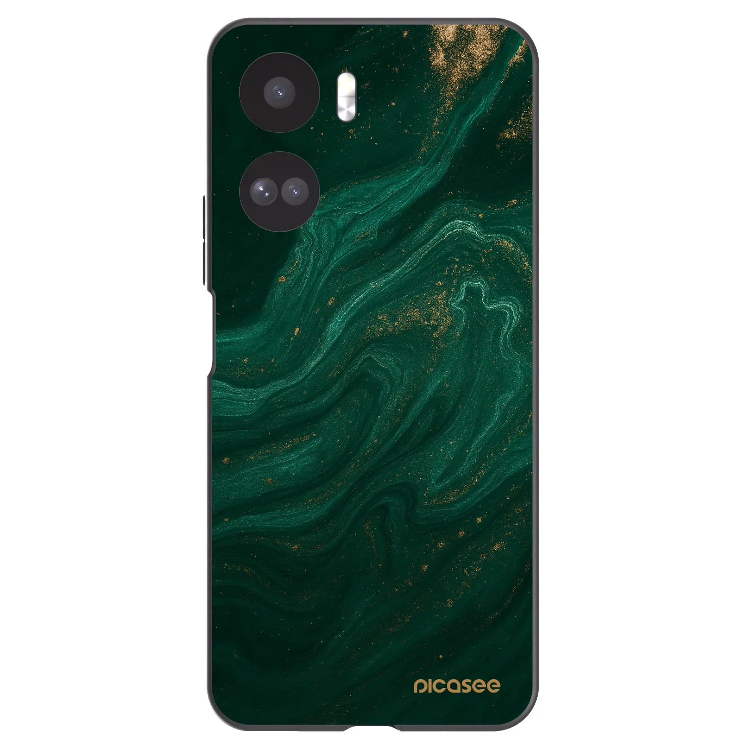Picasee fekete szilikon tok az alábbi mobiltelefonokra Honor 90 Lite 5G - Green