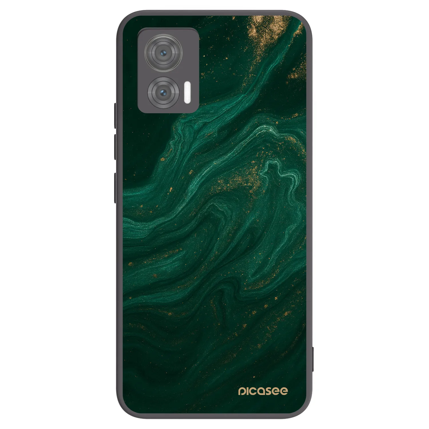 Picasee fekete szilikon tok az alábbi mobiltelefonokra Motorola Edge 30 Neo - Green