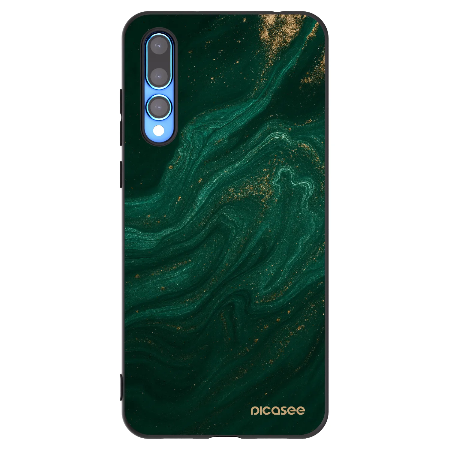 Picasee fekete szilikon tok az alábbi mobiltelefonokra Huawei P20 Pro - Green