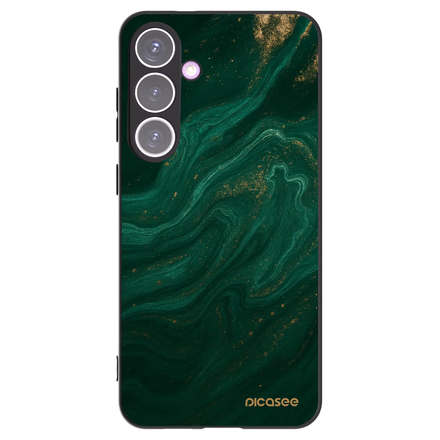 Picasee fekete szilikon tok az alábbi mobiltelefonokra Samsung Galaxy S24+ S926B 5G - Green