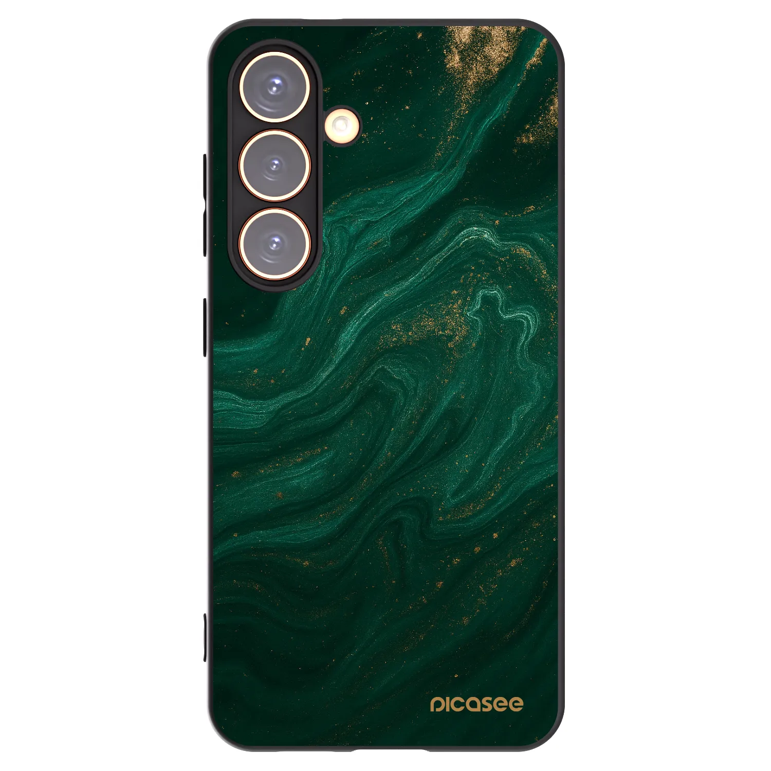 Picasee fekete szilikon tok az alábbi mobiltelefonokra Samsung Galaxy S24 S921B 5G - Green
