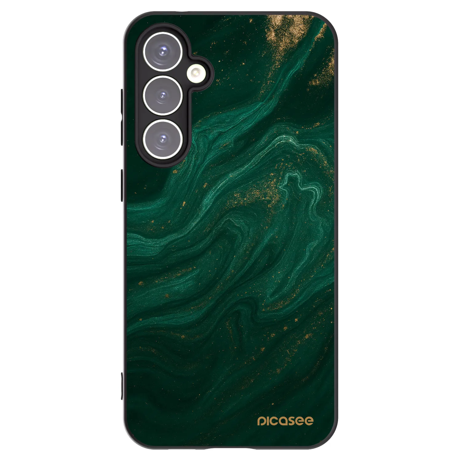 Picasee fekete szilikon tok az alábbi mobiltelefonokra Samsung Galaxy S23 FE S711B - Green