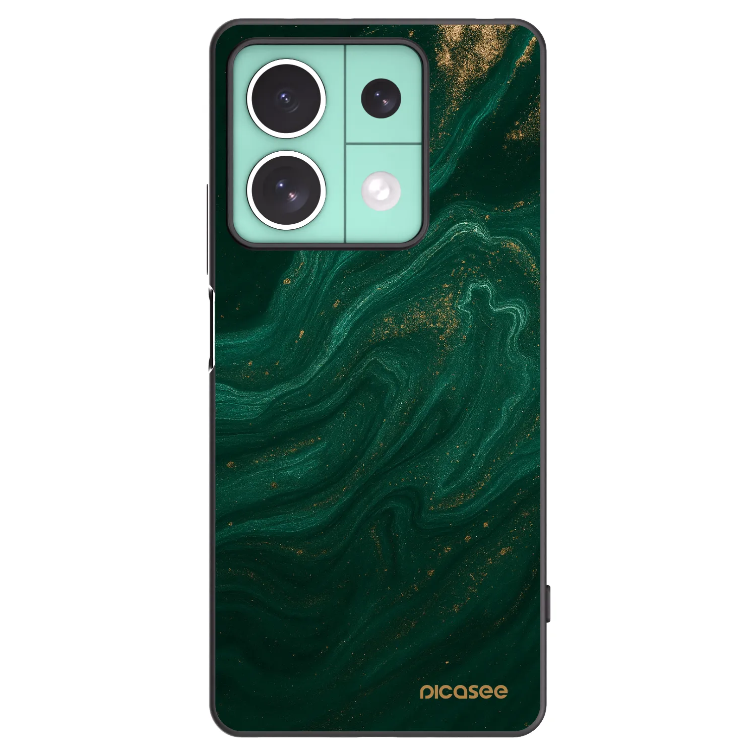 Picasee fekete szilikon tok az alábbi mobiltelefonokra Xiaomi Redmi Note 13 5G - Green