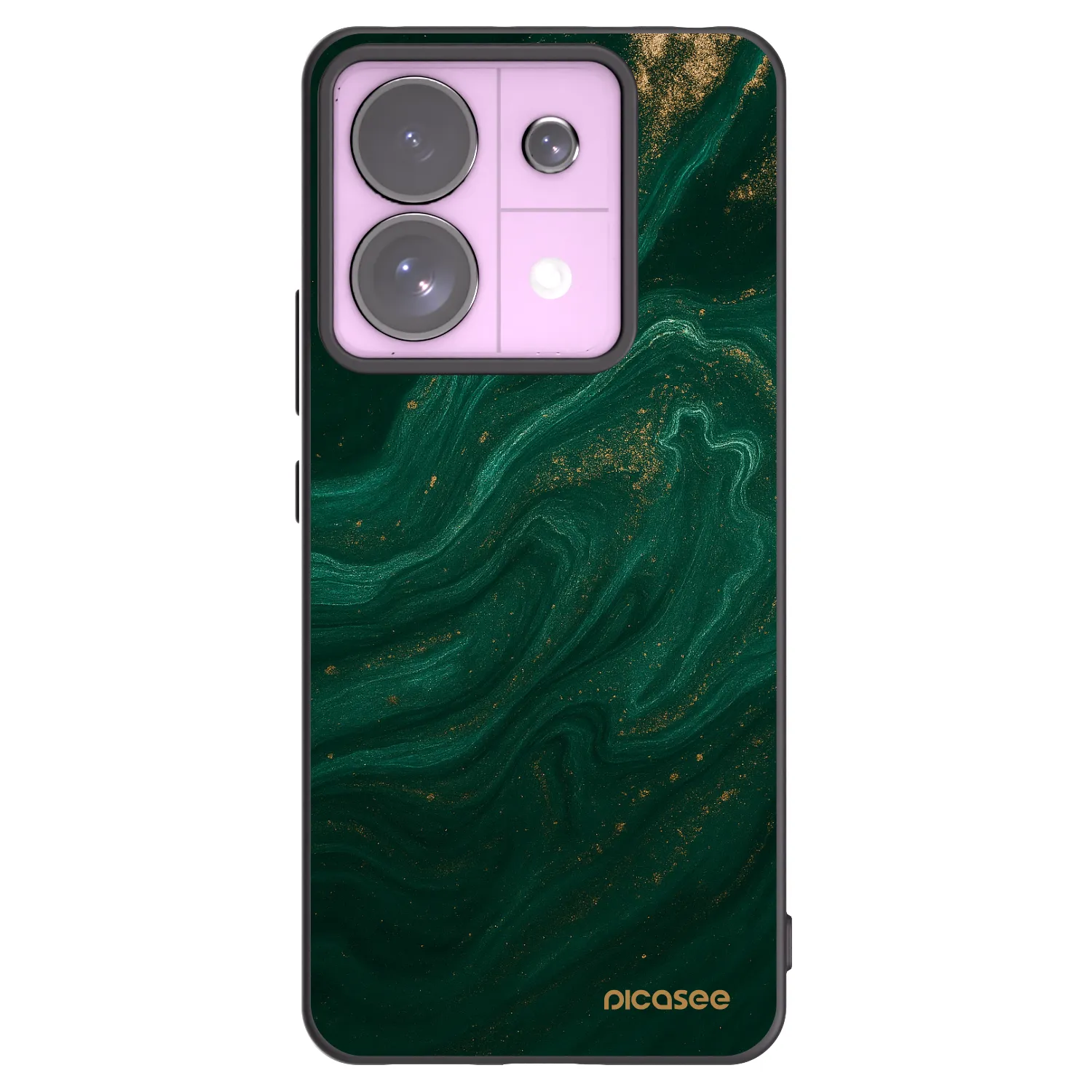 Picasee fekete szilikon tok az alábbi mobiltelefonokra Xiaomi Redmi Note 13 Pro 5G - Green