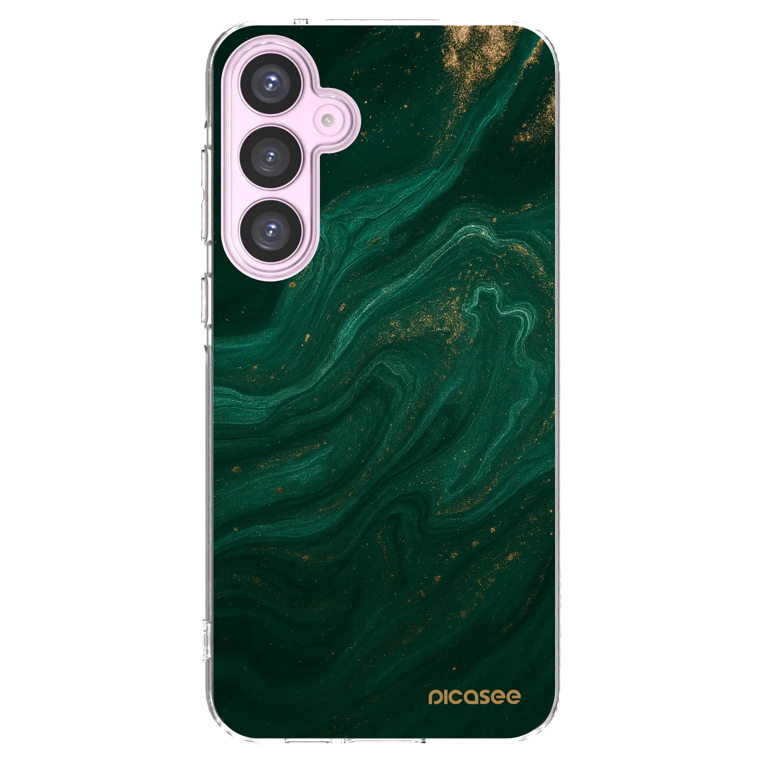 Picasee átlátszó szilikon tok az alábbi mobiltelefonokra Samsung Galaxy A55 5G A556B - Green