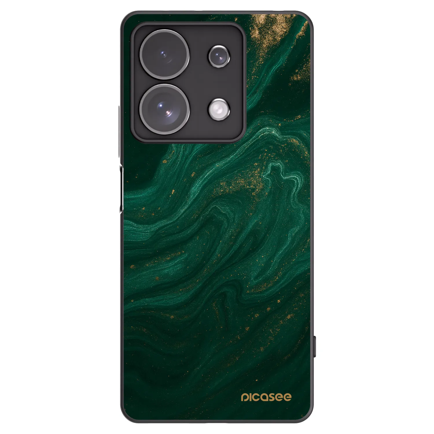 Picasee fekete szilikon tok az alábbi mobiltelefonokra Xiaomi Redmi Note 13 Pro 4G - Green