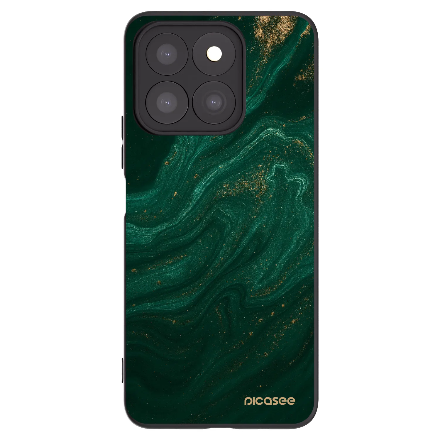 Picasee fekete szilikon tok az alábbi mobiltelefonokra Honor X8b - Green
