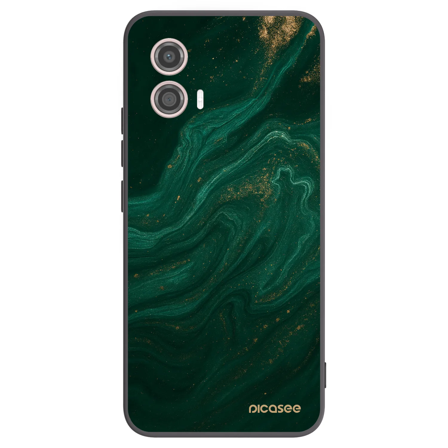 Picasee fekete szilikon tok az alábbi mobiltelefonokra Motorola Moto G53 5G - Green