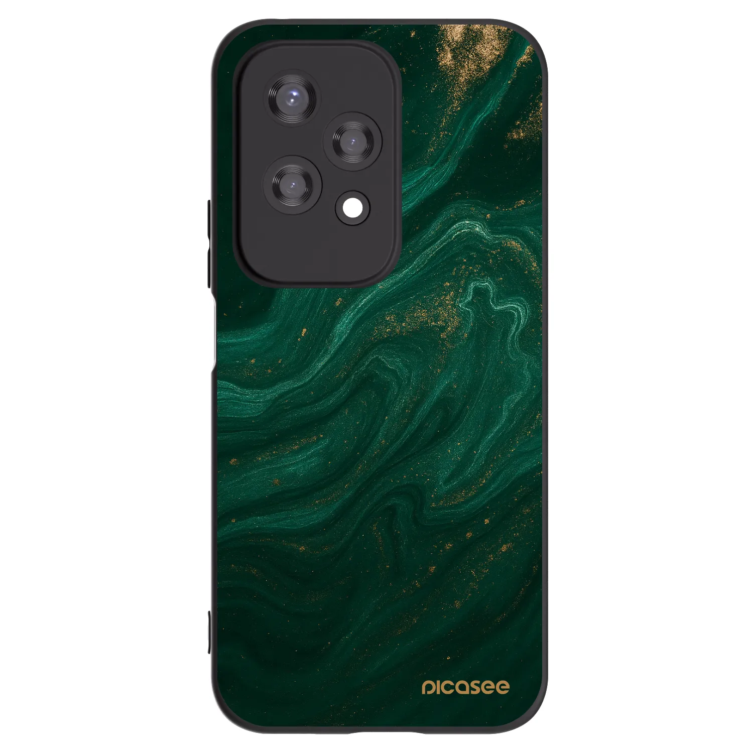 Picasee fekete szilikon tok az alábbi mobiltelefonokra Honor 200 Lite - Green