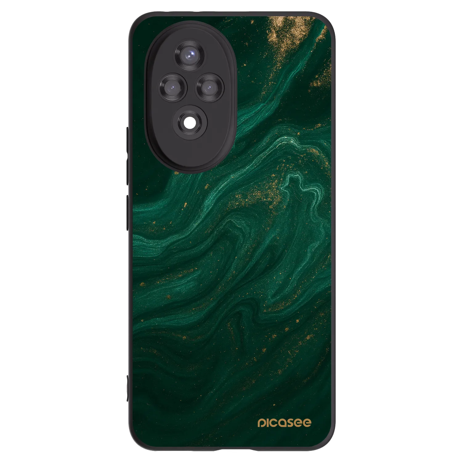 Picasee fekete szilikon tok az alábbi mobiltelefonokra Honor 200 5G - Green