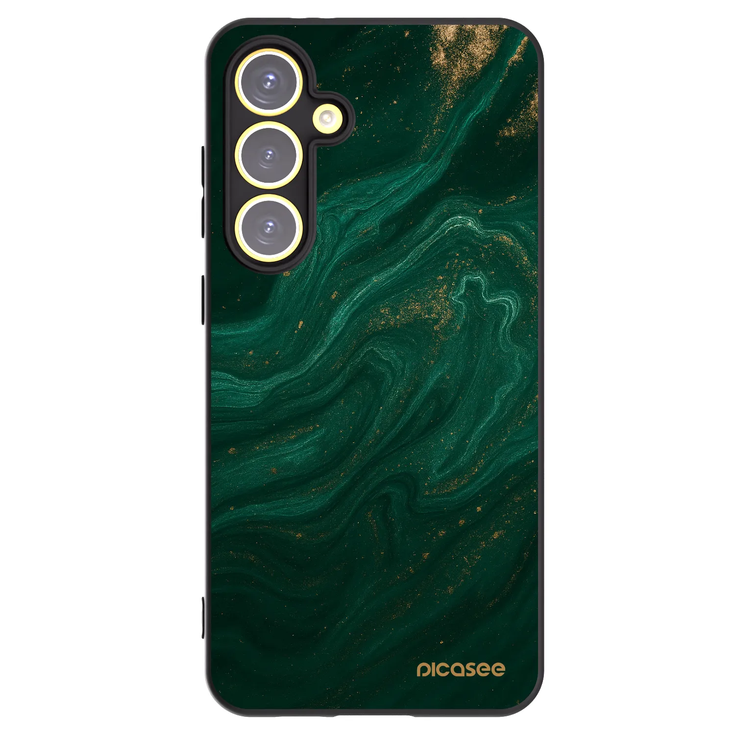 Picasee fekete szilikon tok az alábbi mobiltelefonokra Samsung Galaxy S24 FE S721B - Green