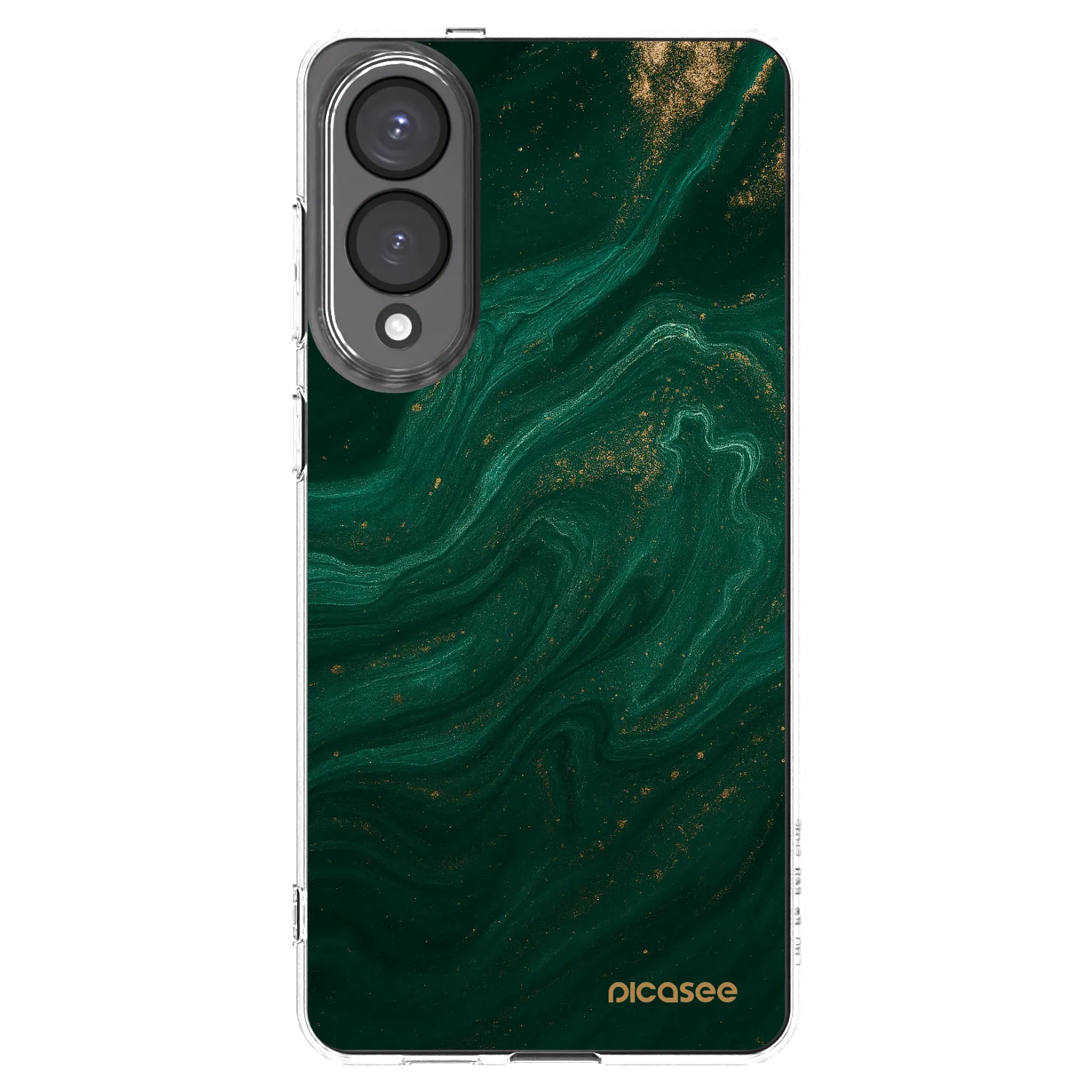 Picasee átlátszó szilikon tok az alábbi mobiltelefonokra Samsung Galaxy S25 Edge 5G - Green