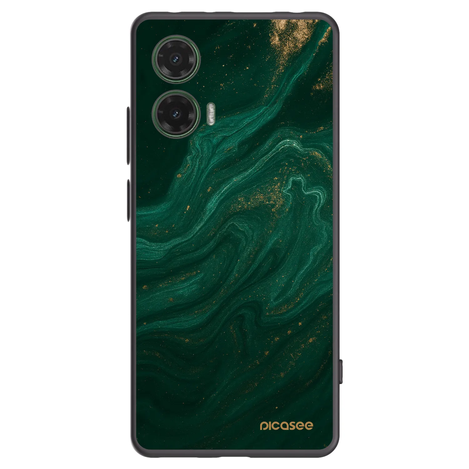 Picasee fekete szilikon tok az alábbi mobiltelefonokra Motorola Moto G35 5G - Green