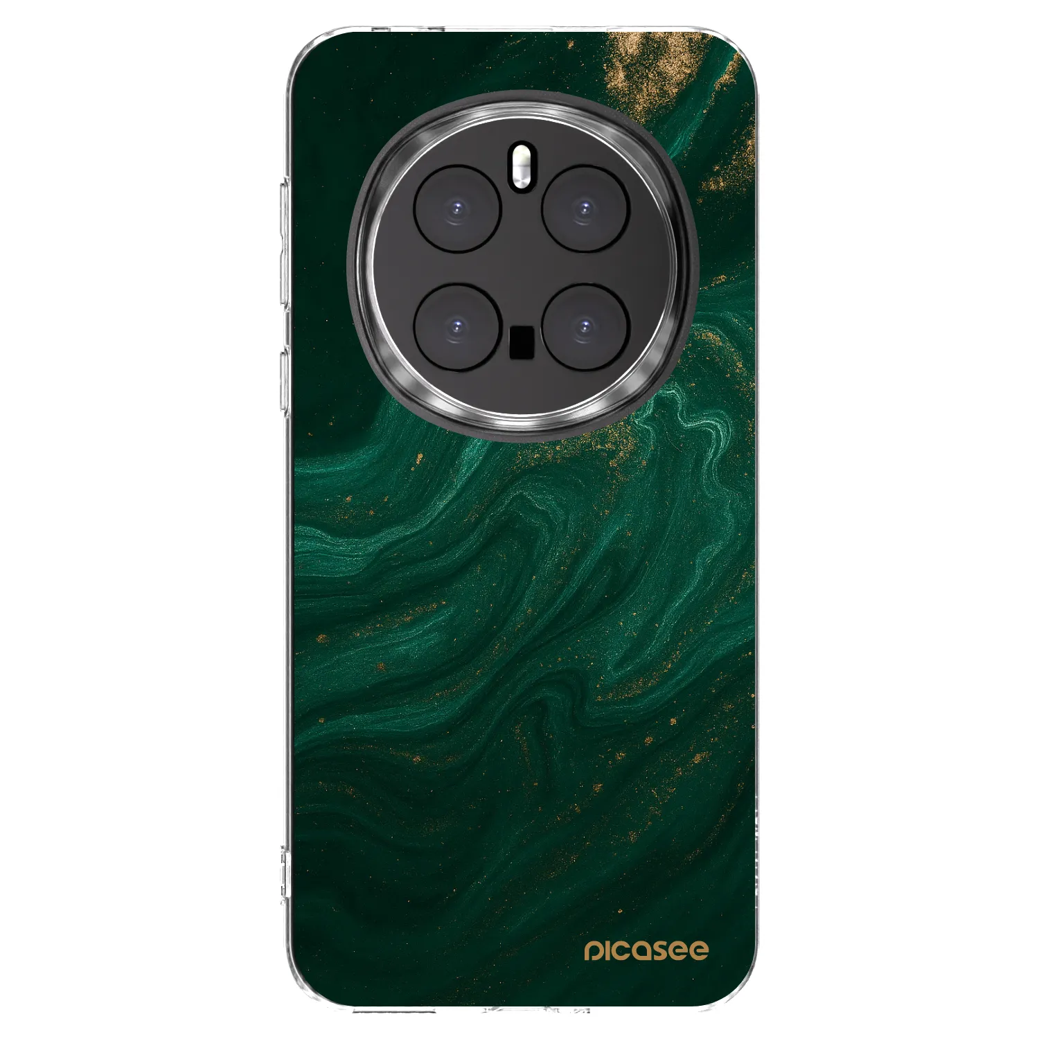 Picasee átlátszó szilikon tok az alábbi mobiltelefonokra Honor Magic7 Pro 5G - Green