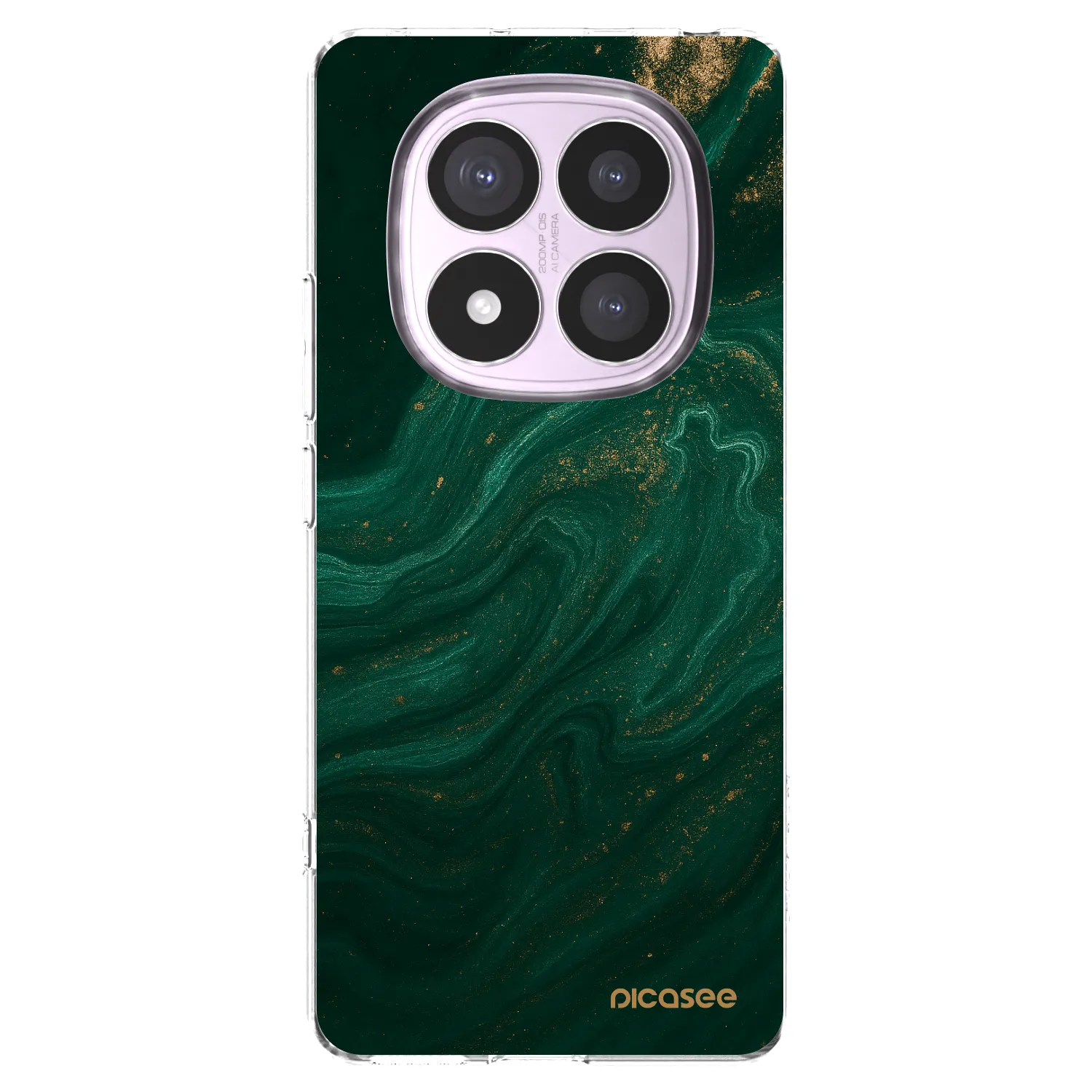 Picasee átlátszó szilikon tok az alábbi mobiltelefonokra Xiaomi Redmi Note 14 Pro 4G - Green